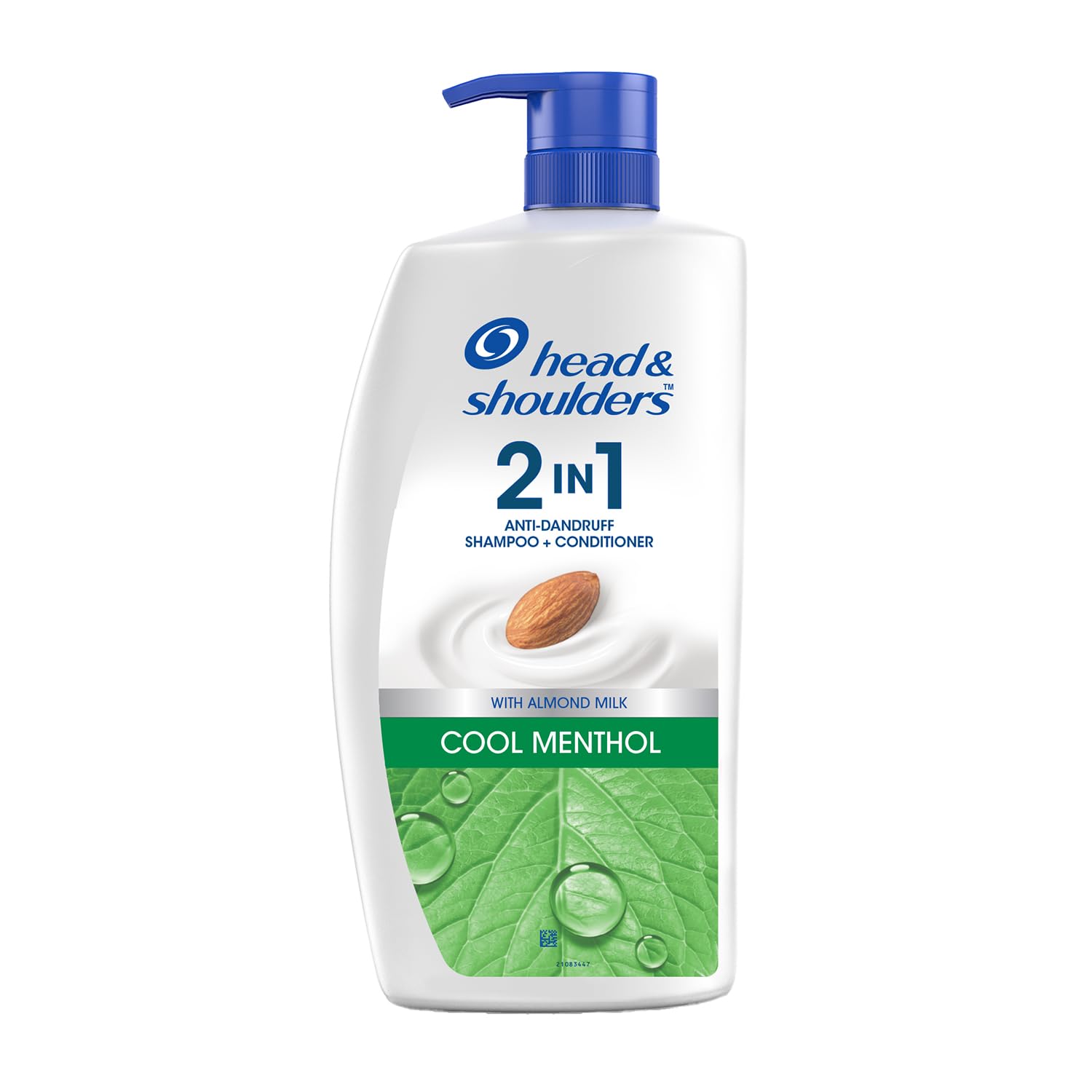 2-in-1 Cool Menthol Anti Dandruff Shampoo + Conditioner for Women & Men, With Almond Milk (1 L)