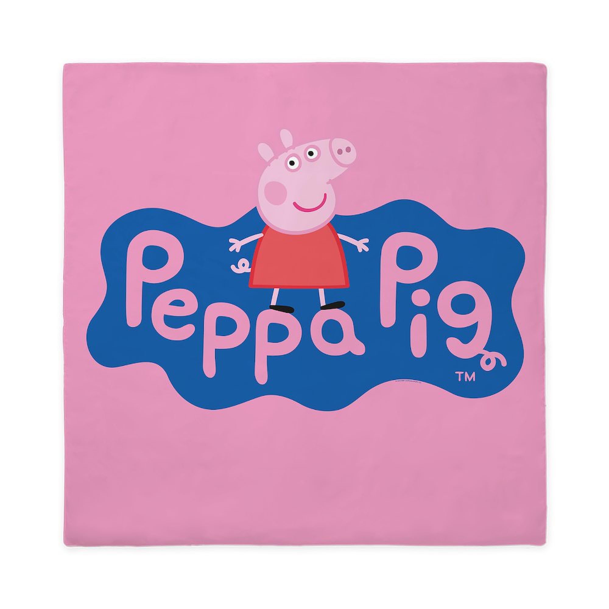 CafePress Peppa Pig Queen Duvet Cover, Printed Comforter Cover, Unique Bedding