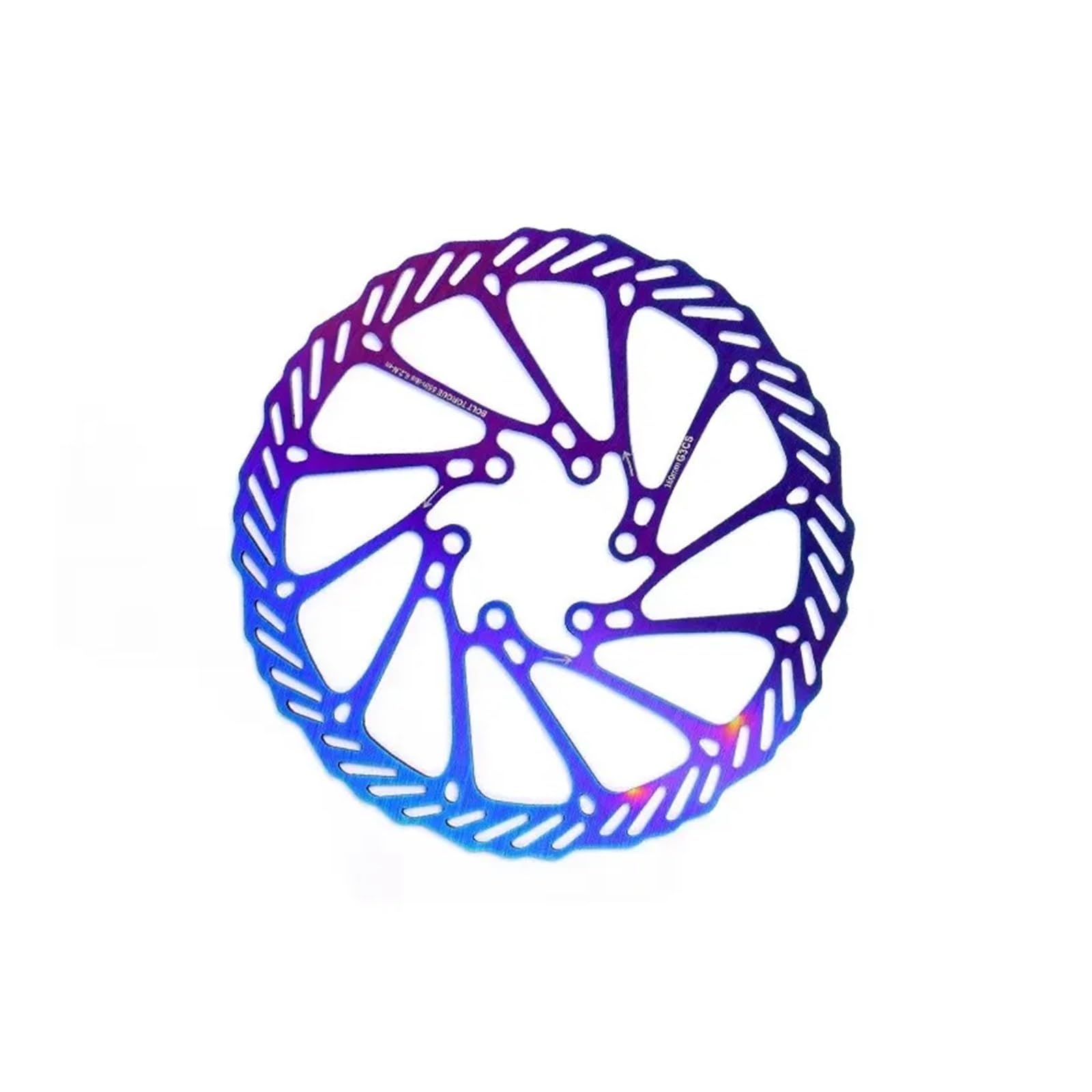 Disque de Frein Coloré VTT Frein à Disque Creux Rotor de vélo électrique 120/140/145/160/180mm Accessoires Scooter