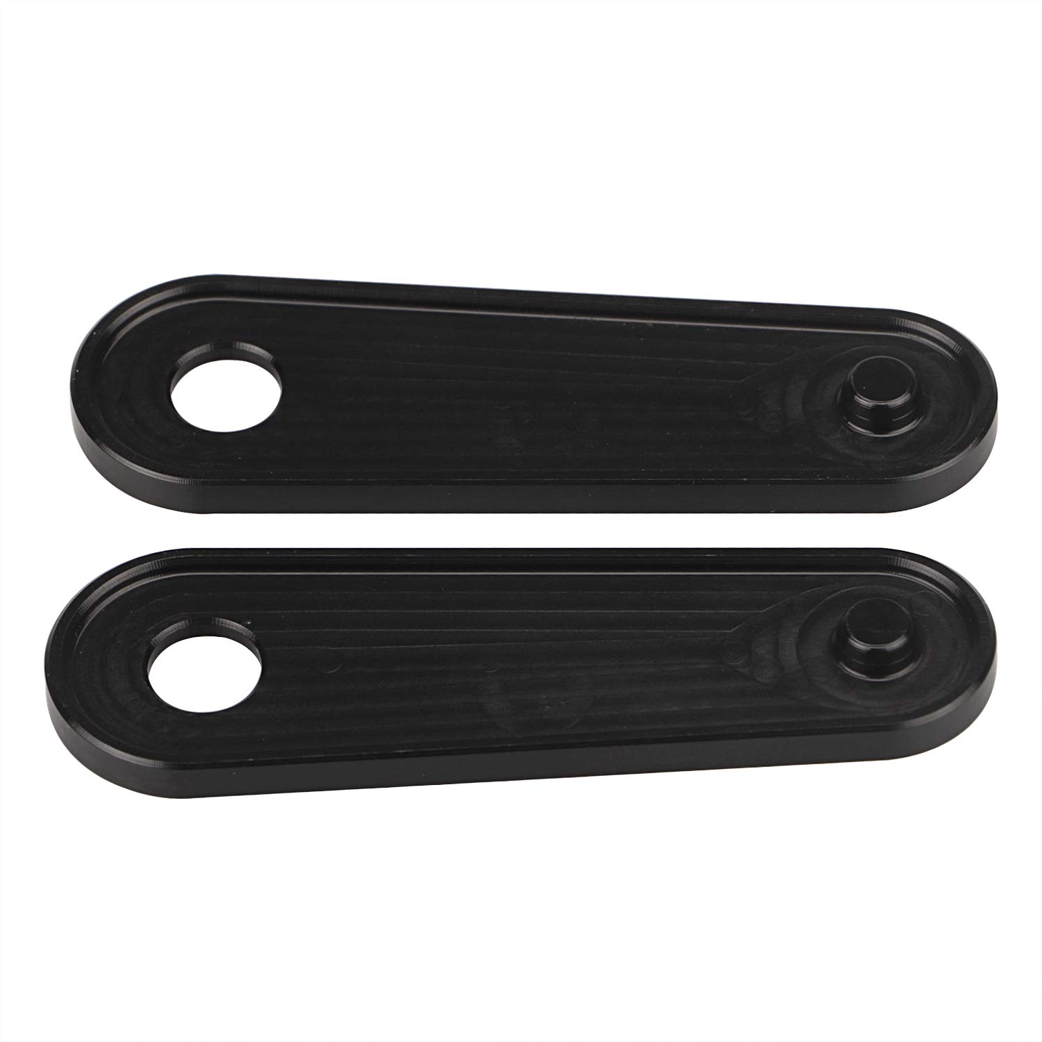 1 Paar schwarze Fußrasten-Block-Off-Platten, Motorrad-Peg-Loch-Abdeckung für Harley Touring Road Glide Road King Glide Classic Street Glide FLHX FLHTCU 1993-2023