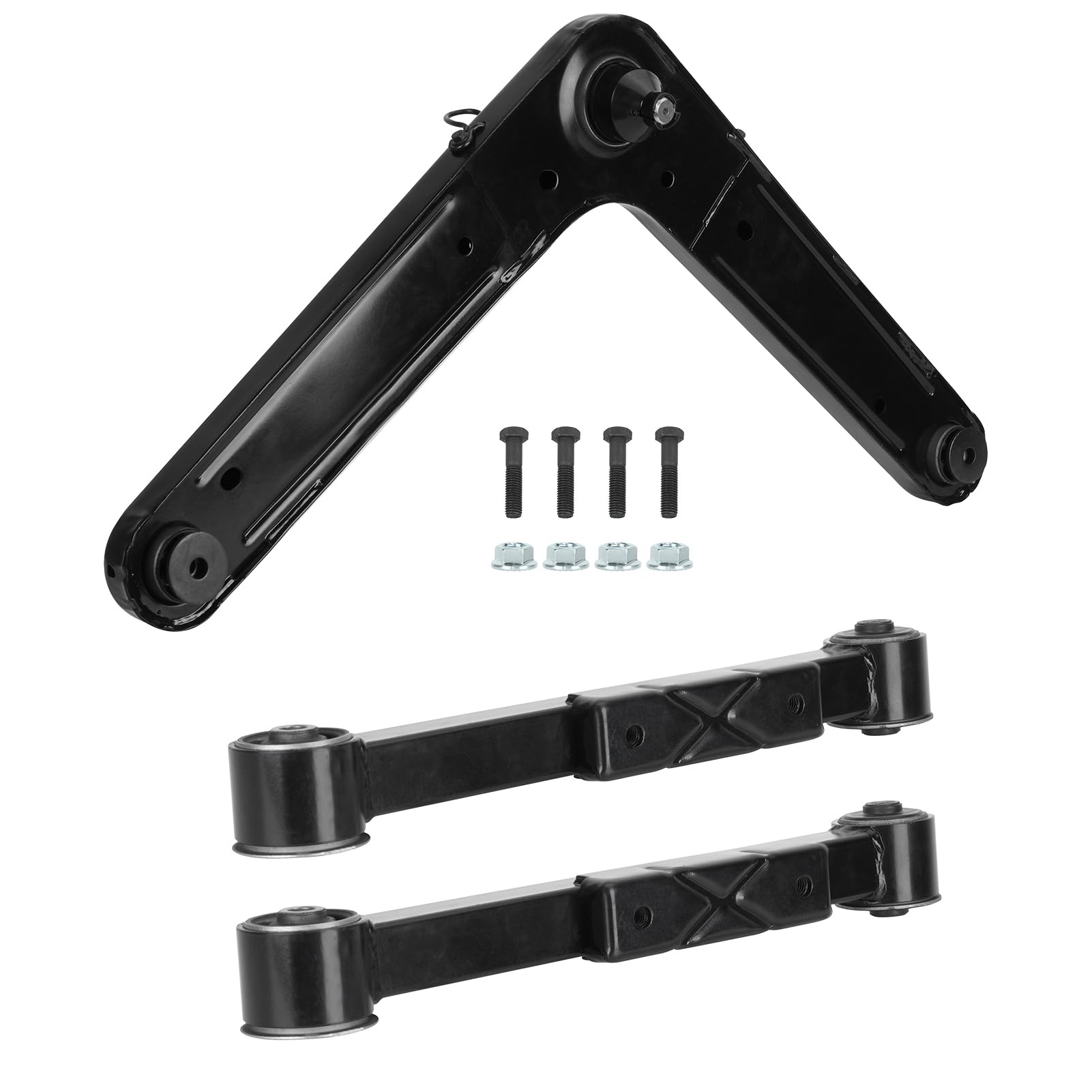 ECCPP 3-Piece Rear Control Arm Suspension Kit For 2002-2007 Jeep Liberty - Greasable