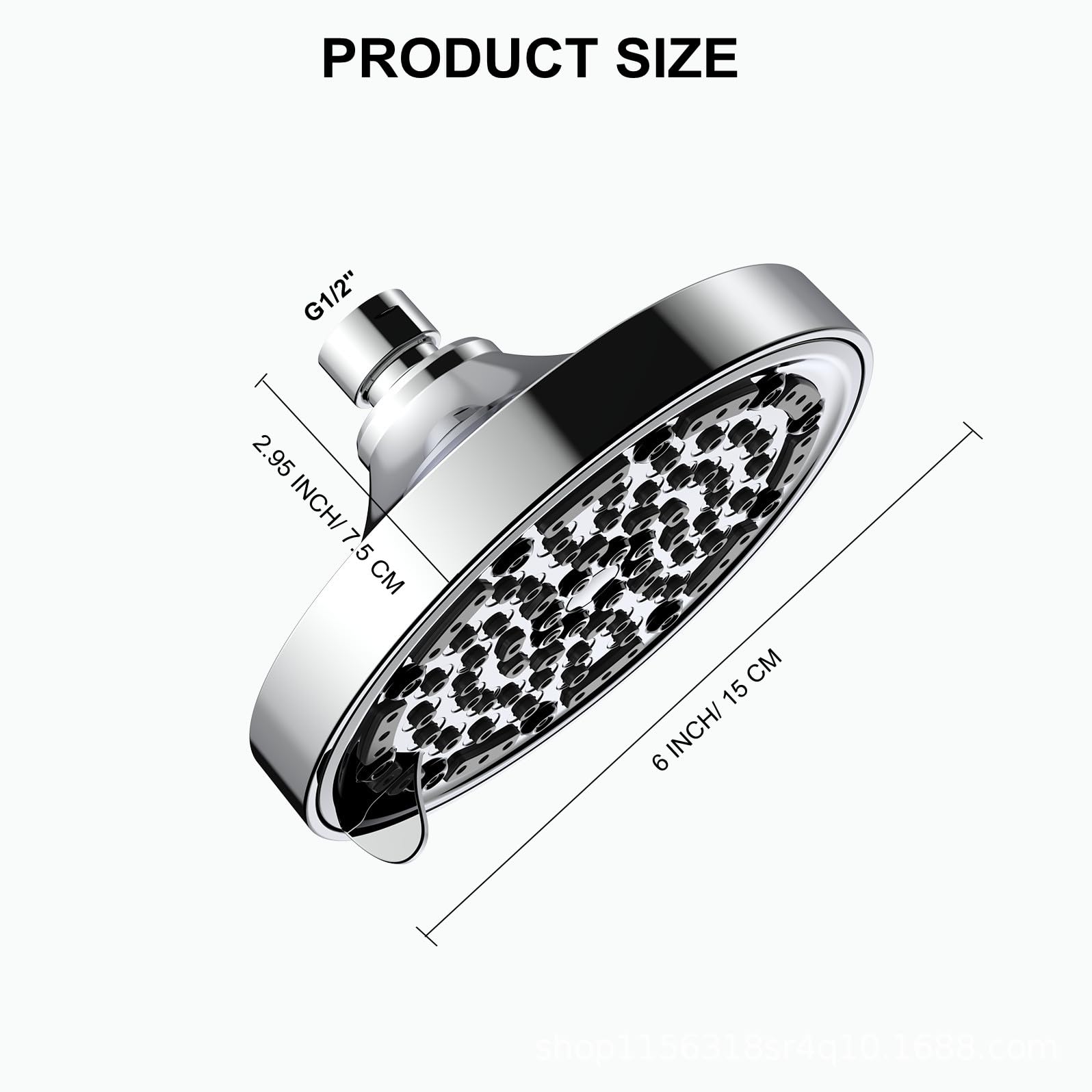 DO 4 Mode Adjustable Shower Head High Pressure Water Saving Shower Head58237 Du I.1098078762 - View #2