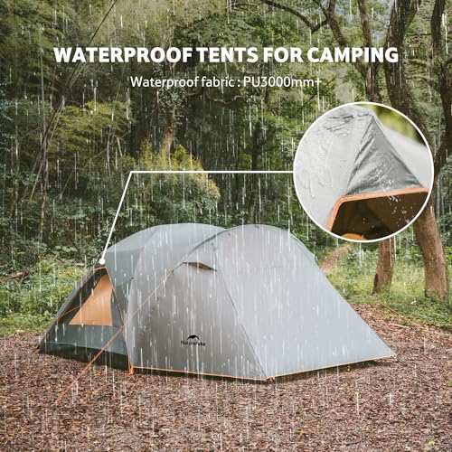 image for Naturehike KOTA 4/6/8 Person Camping Tent, Double Layer Waterproof 4 P