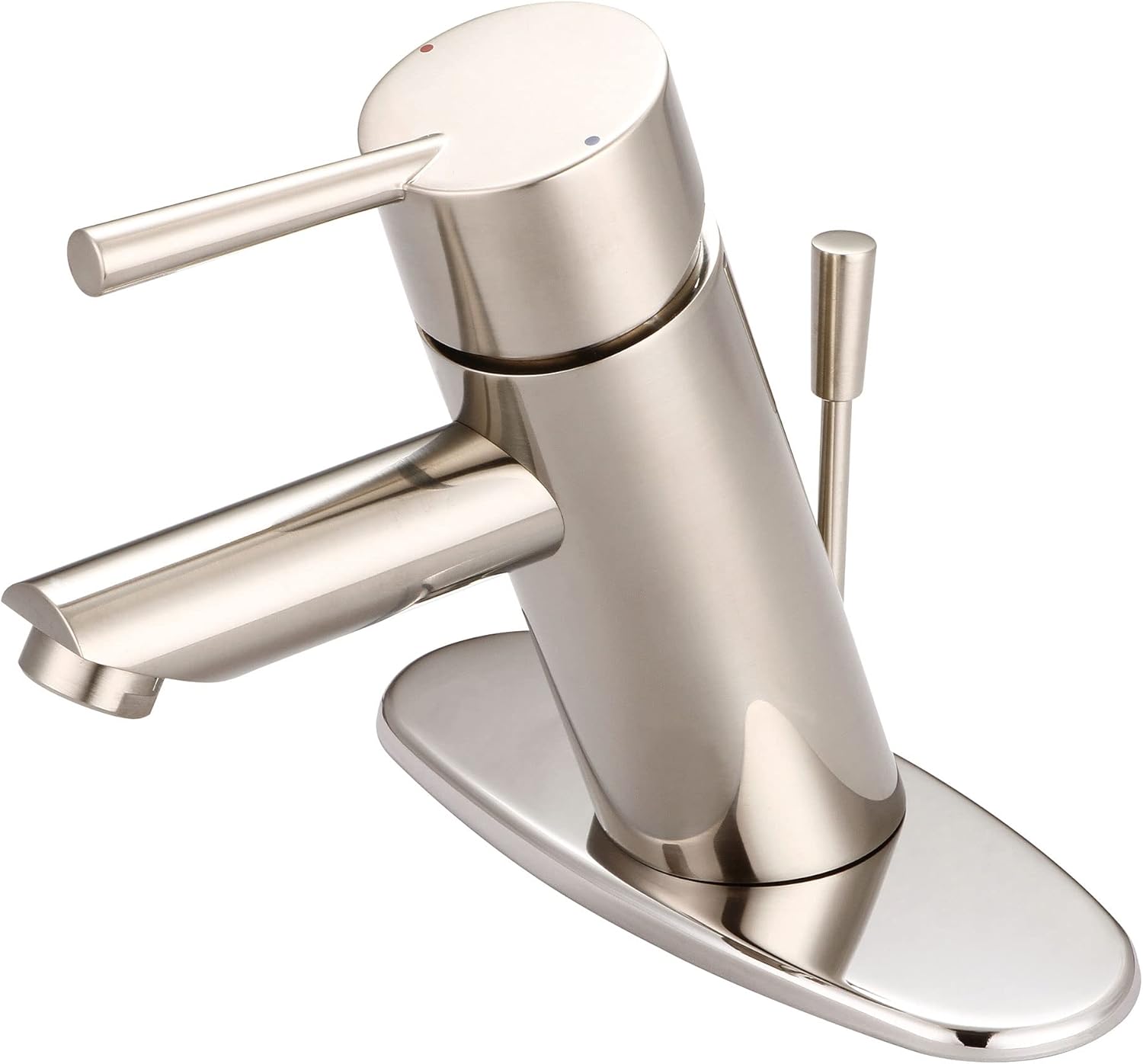 Olympia L-6052-WD-BN i2 Single Handle Bathroom Faucet PVD Brushed Nickel