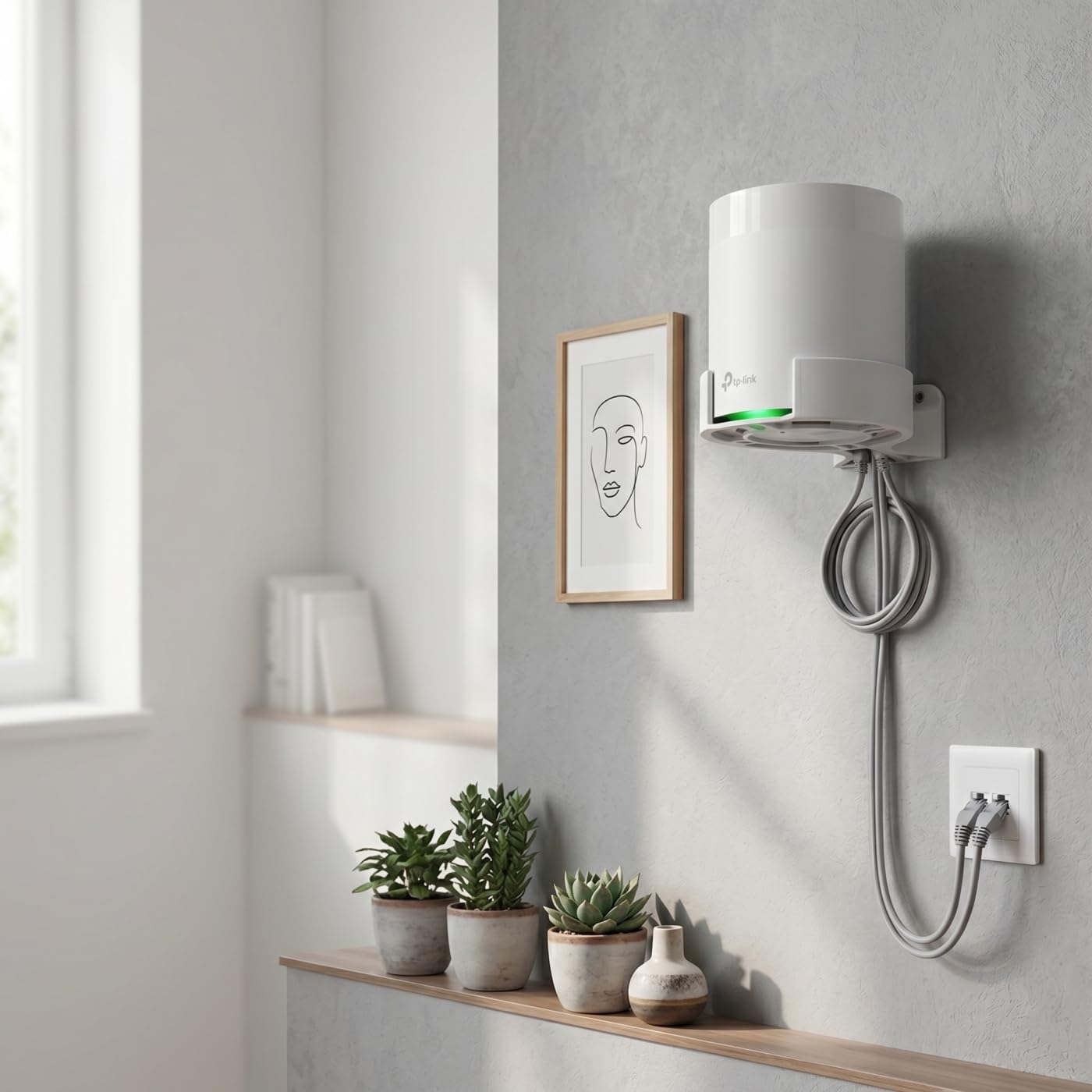 TP-Link Deco X10 X20 X50 X55 X60 Uyumlu Duvar Askı Aparatı - Şık ve Yer Kaplamayan Tasarım