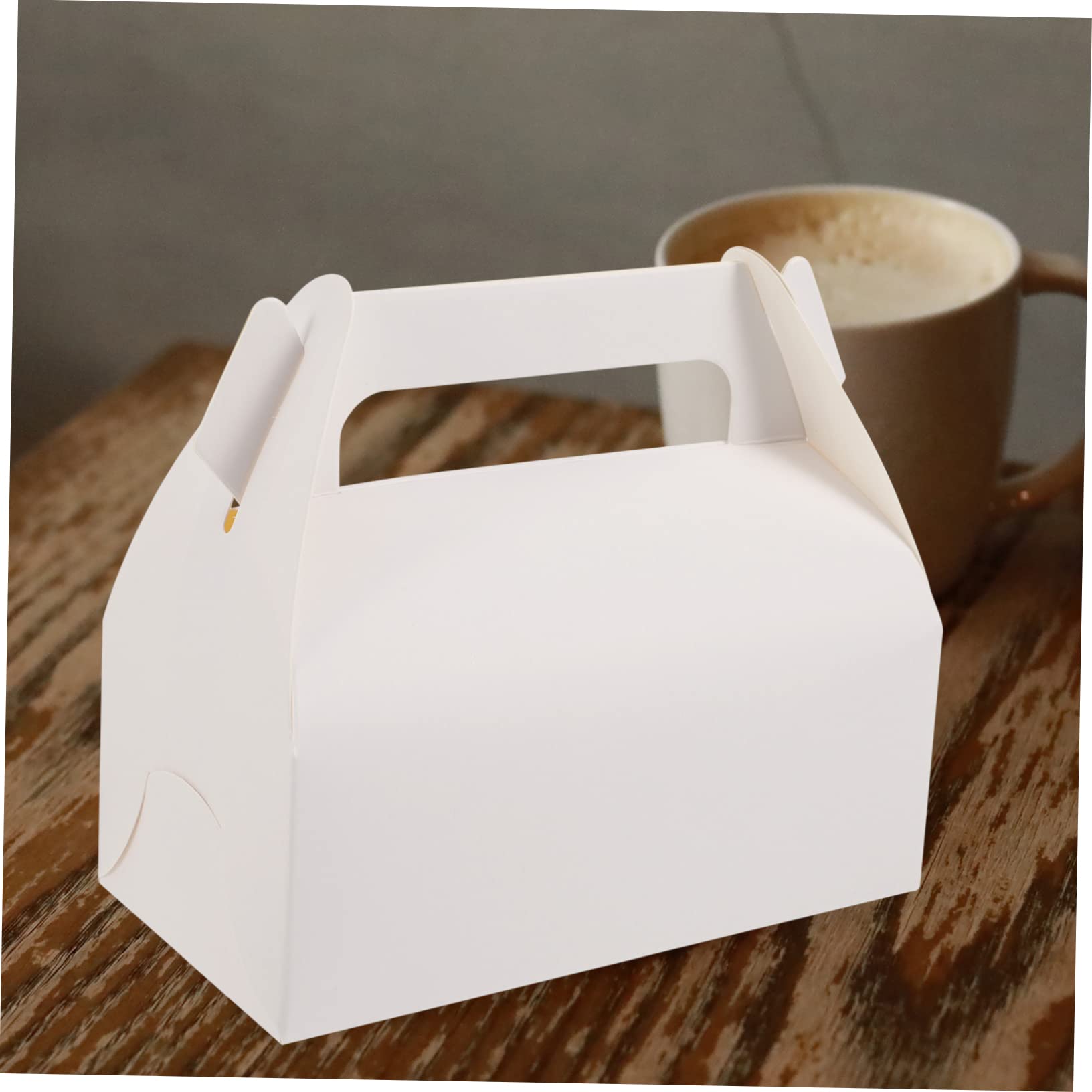 50piezas Cajas De Contenedores De Pastelería Para Fiestas y Bodas Personalizables y Fáciles De Montar Protección Para Postres y Magdalenas