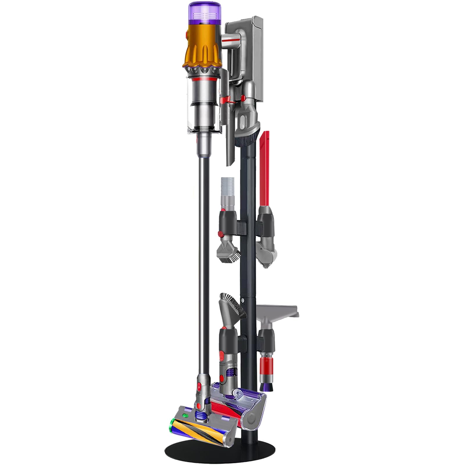 Lasvea Vacuum Stand Compatible with V7 V8 V9 V10 V11 V15 Gen5(Max.11 Accessories),Metal Storage-Bracket-Holder-Stand-Organizer Easy-Access Storage Docking Station thumbnail 2