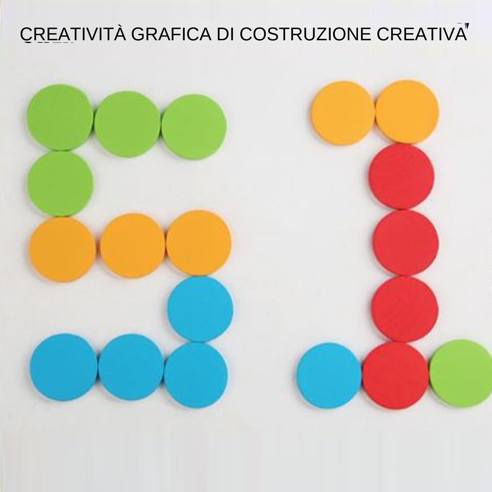 Generico Giocattoli ordinamento Colori di Abbinamento interattivo in Legno