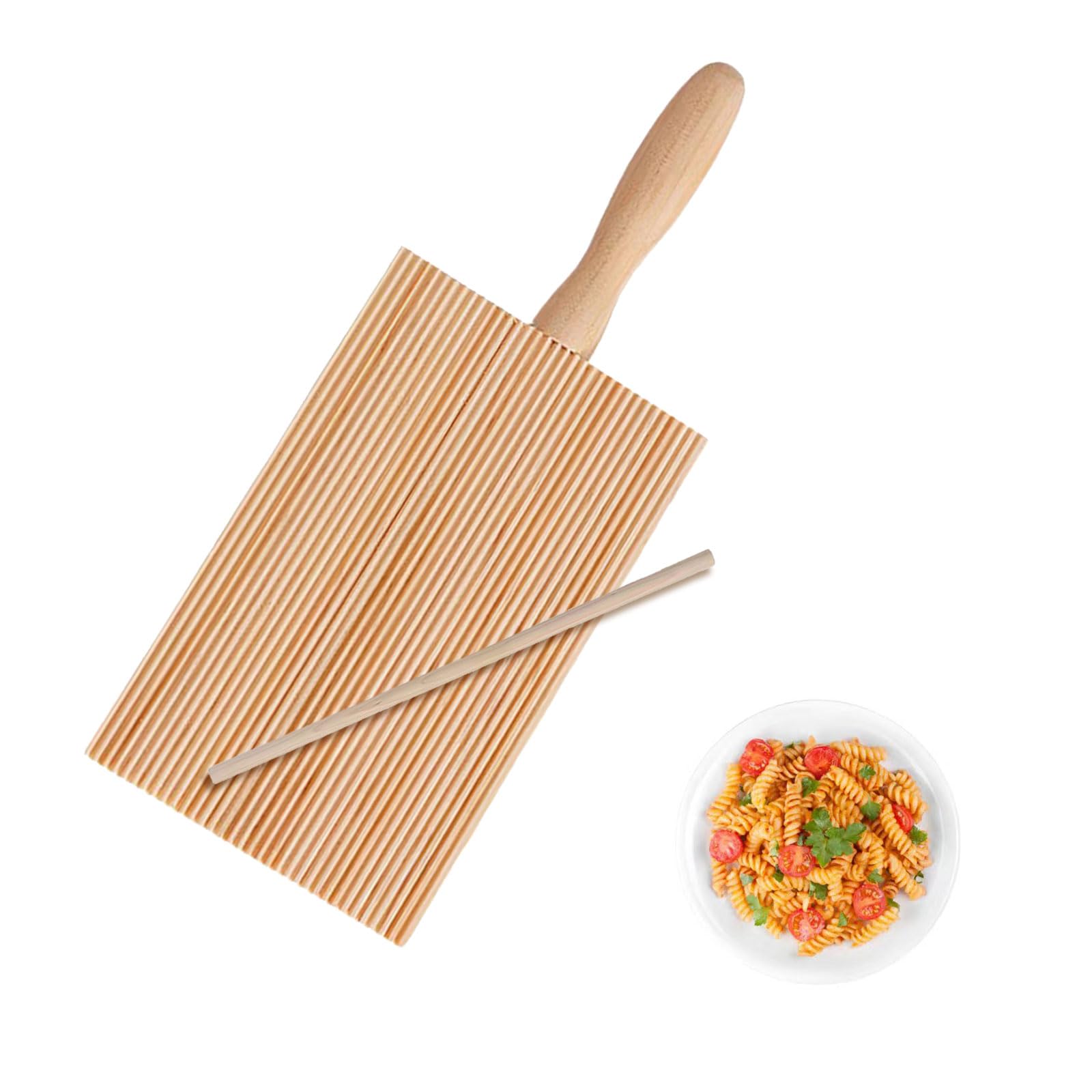 Tagliere Per Gnocchi In Legno Di Faggio HERCHR - Asse Scanalata Per Pasta Fatta In Casa