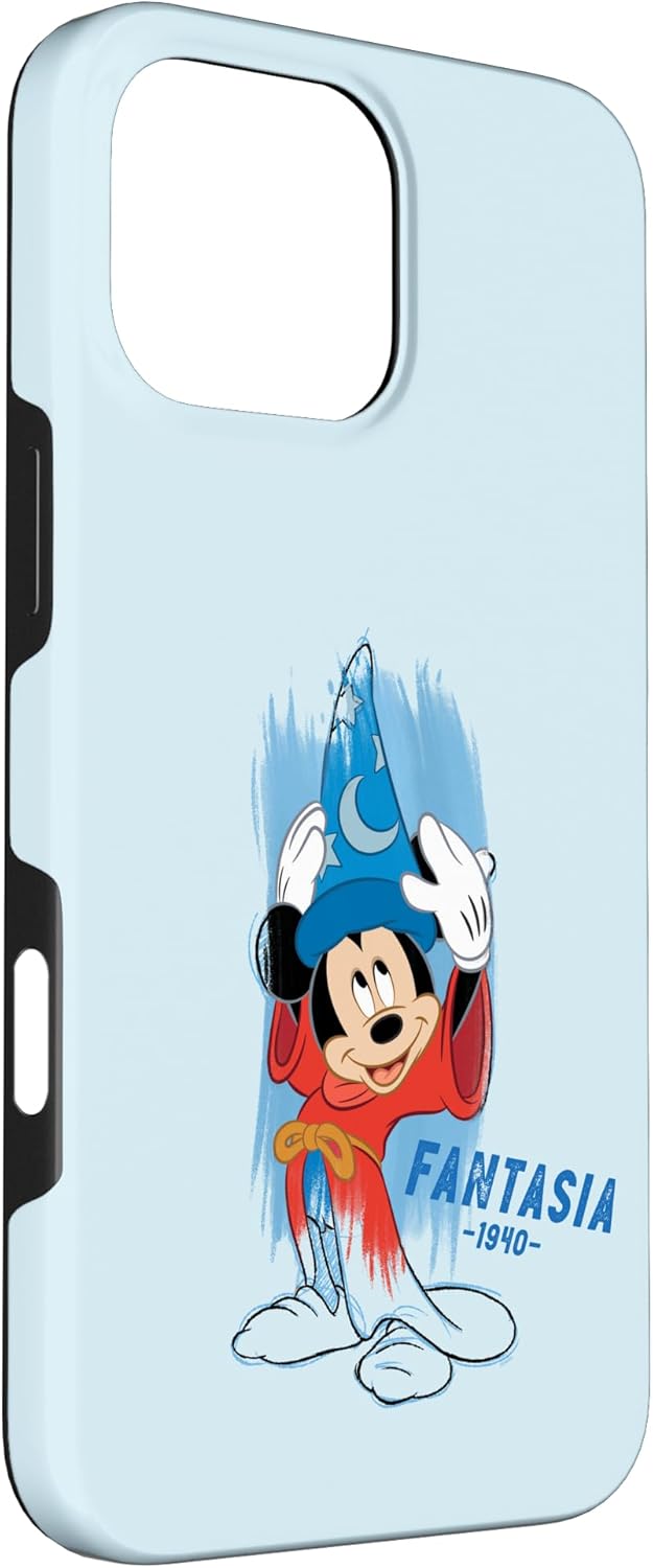 Disney Ink and Paint Sorcerer Mickey Mouse in Fantasia 1940 Case for iPhone 16 Pro Max