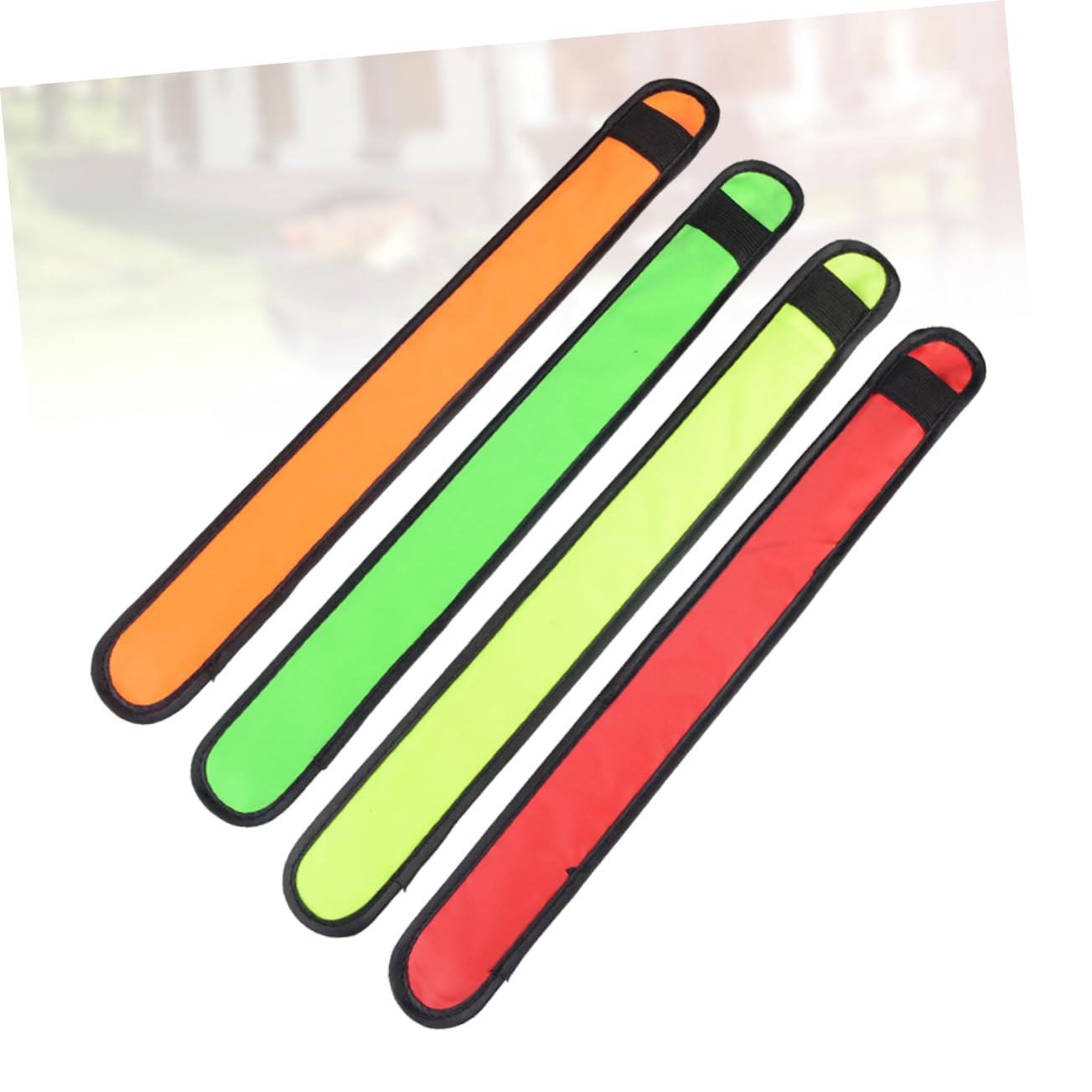 BESPORTBLE 12pièces Bracelet LED Luminous pour Course Rouge Vert Orange Jaune Accessoire De Sécurité Réfléchissant pour Jogging Et Randonnée