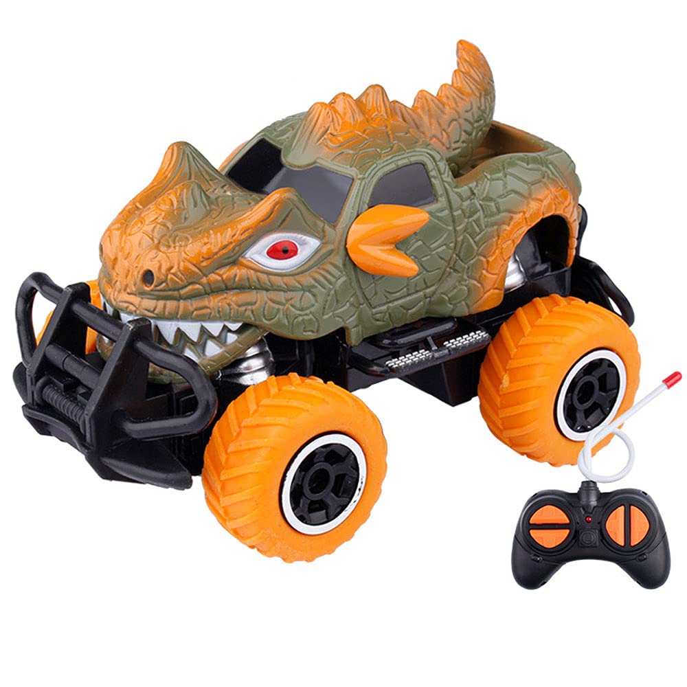 QIYHBVR RC Off-Road Vehicle Climbing Car 4WD 4-Channel Crashworthy Mechanical Car No Burr Design Shock-Absorbing Spring Shock-Proof Anti-Fall Children's Toy Car Children's Gift