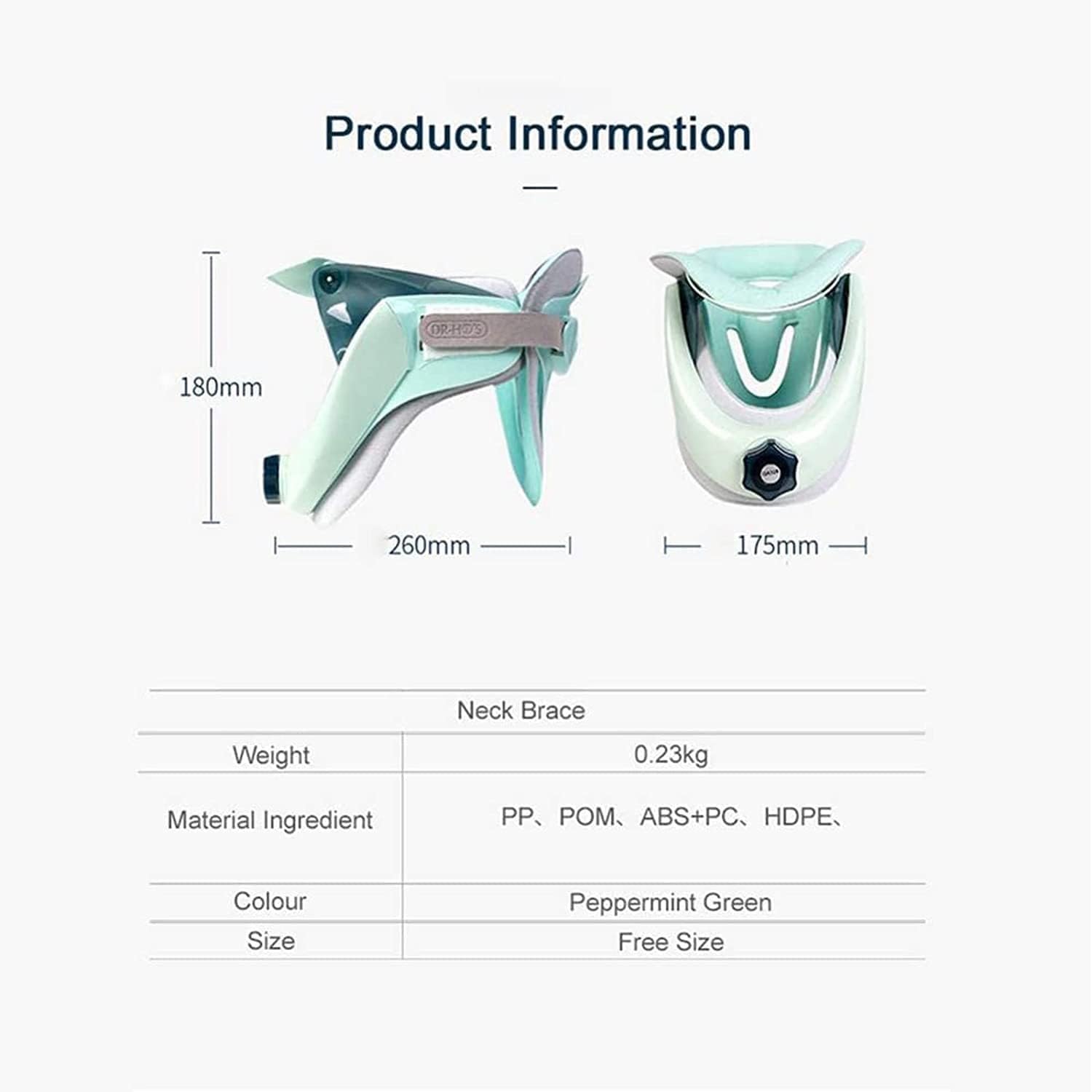 Supporto per Il Collo per Il Dolore al Collo Dispositivo di trazione cervicale Supporto Gonfiabile per la fissazione della Colonna cervicale Ortesi per la Colonna vertebrale per al