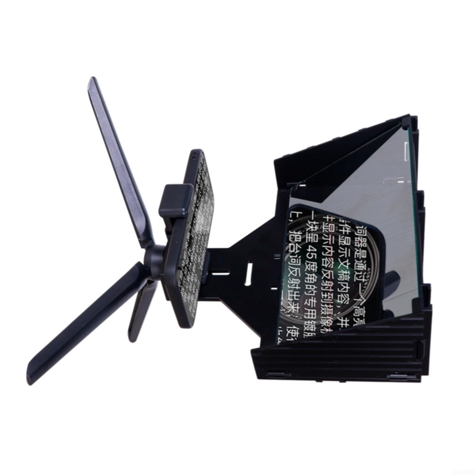 Teleprompter faltbar mit App Fernbedienung, kompatibel mit Tabl