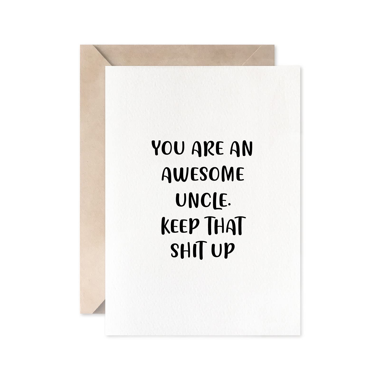 Funny Birthday Card For Uncle, Unique Uncle Christmas Father’s Day Retirement Greeting Card Gift