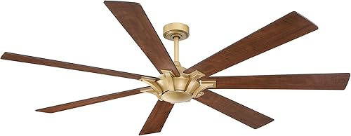 Parrot Uncle Ventiladores de techo con control remoto Ventilador de techo de 72 pulgadas sin luz, ventiladores de techo grandes para exteriores sin