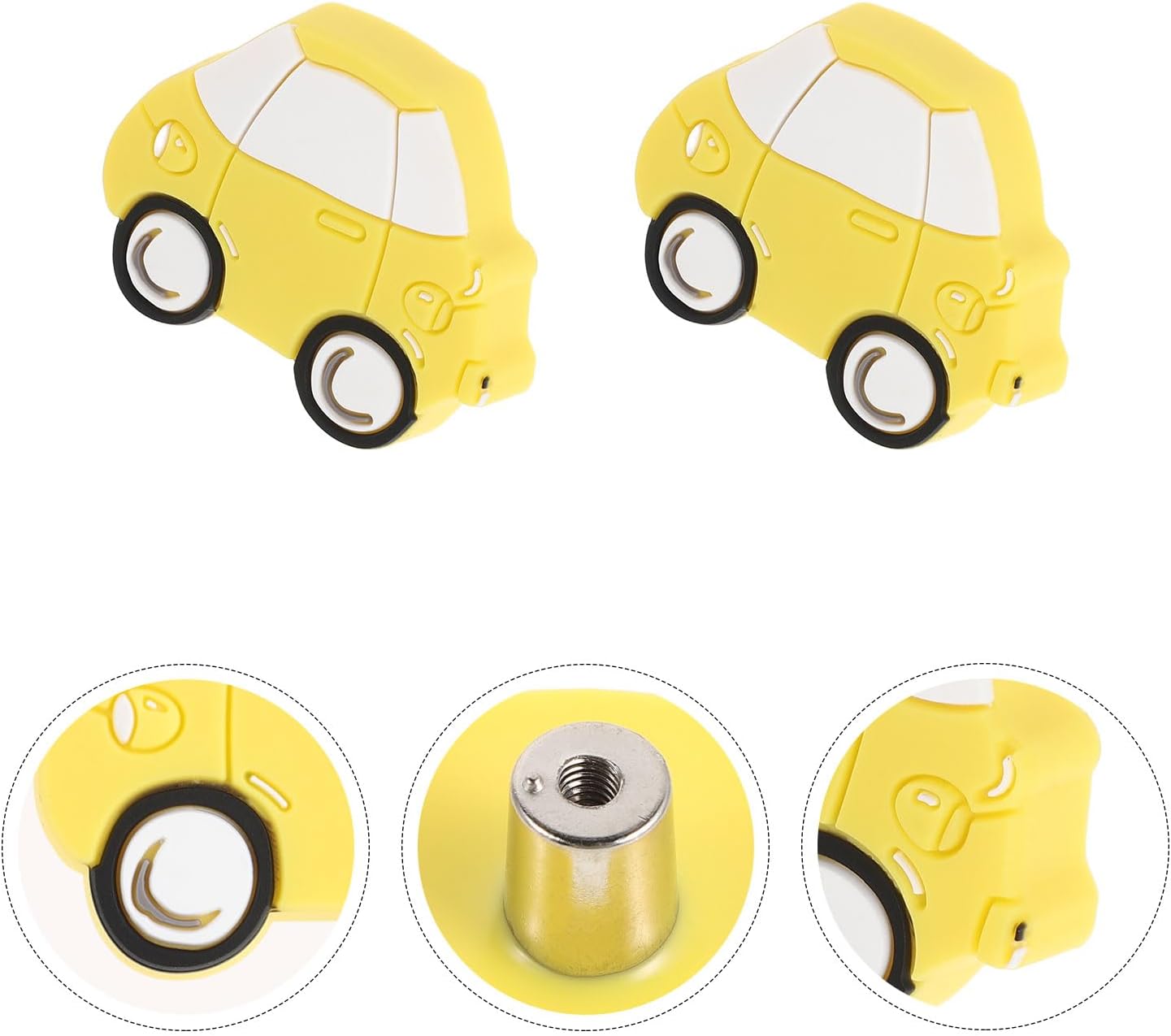 Cartoon Car Pull Handle 2 Pack for Kids Closet Cupboard