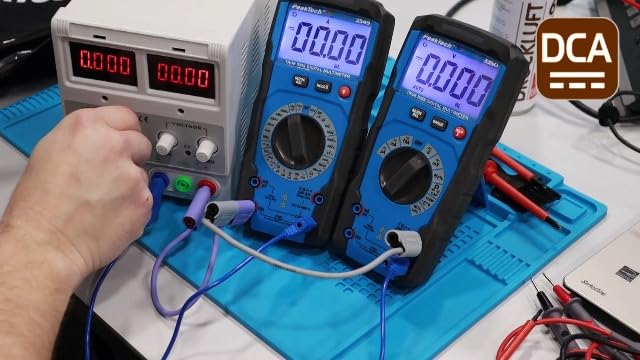 Bild 6 - PeakTech P 3350 – True RMS Multimeter mit Digital Anzeige – Strommessgerät mit 6000 Counts – Profi-Messgerät für Elektriker mit Auto-Range Funktion – 10A AC/DC/CAT III 600V – Black