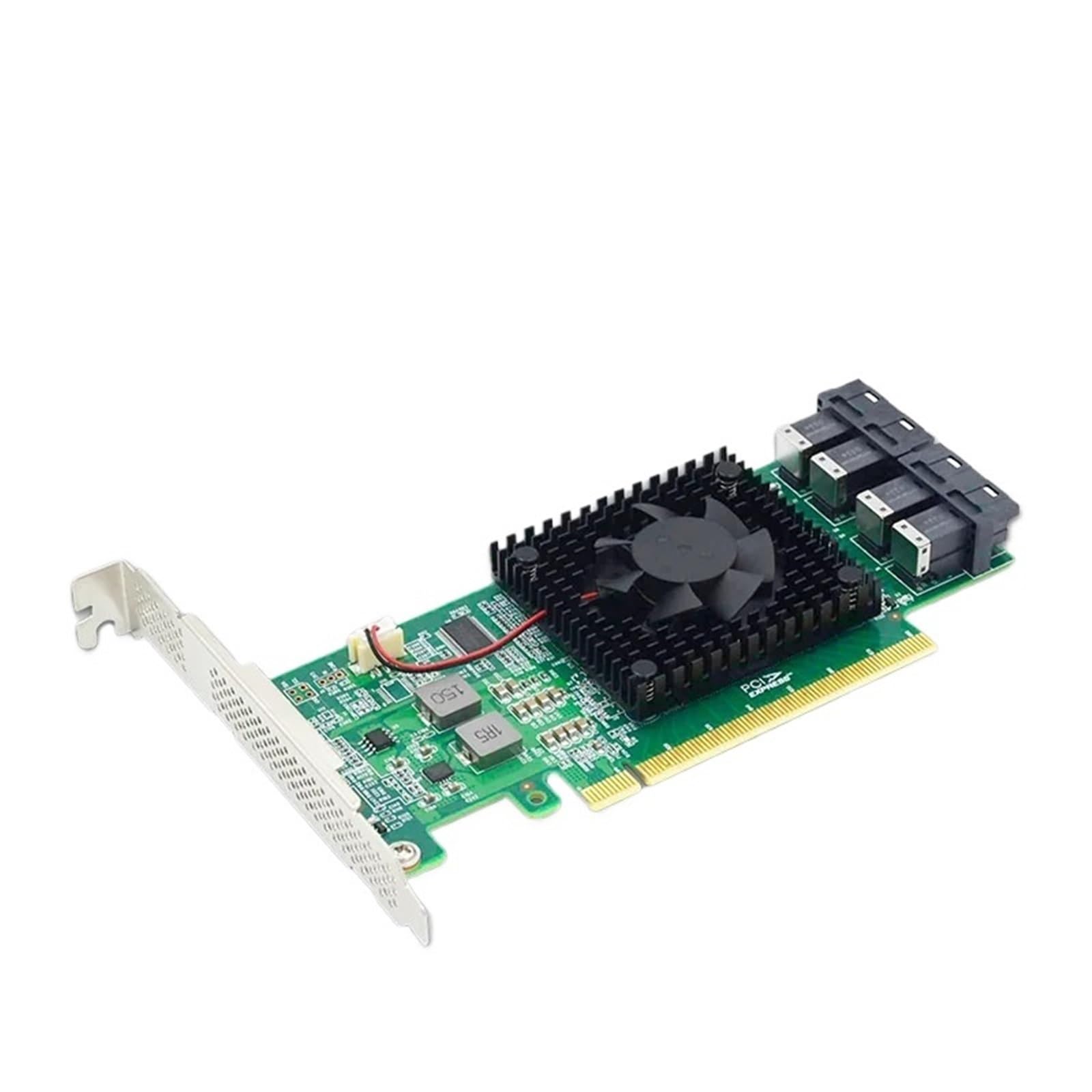 Adattatore switch SSD PCIe3.0 X16 a 4 X U.2 NVMe con controller PLX8747, non richiede la biforcazione della scheda madre