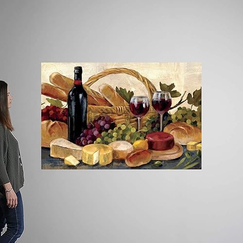 Miniatura 2 de GREATBIGCANVAS Póster de vino toscano sin marco