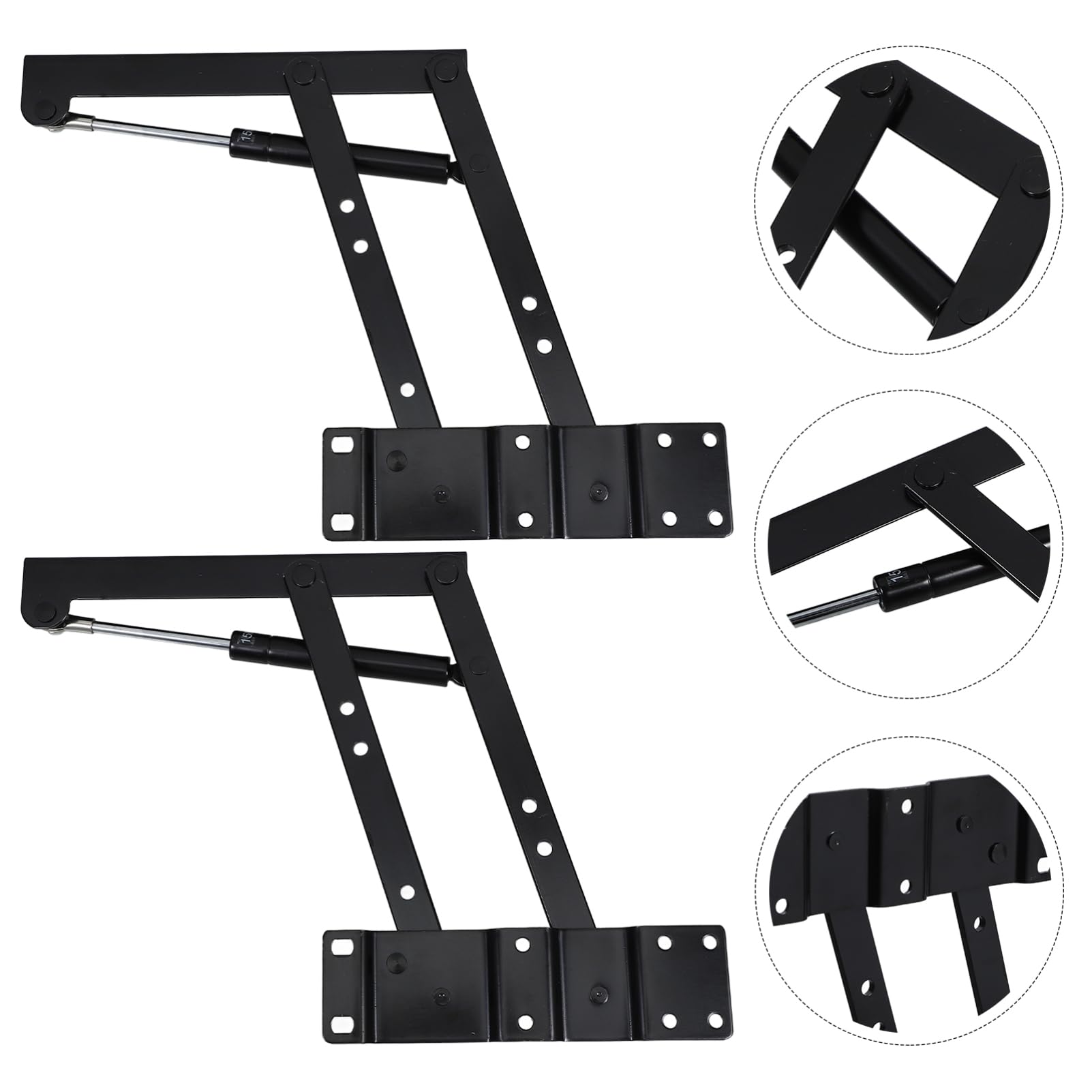 OSALADI Bastidores de Elevación y Soportes Elevadores de Mesa Plegables Estructura Resistente y Mecanismo Hidráulico para Muebles de Salón y Mesas de Café Funcionales
