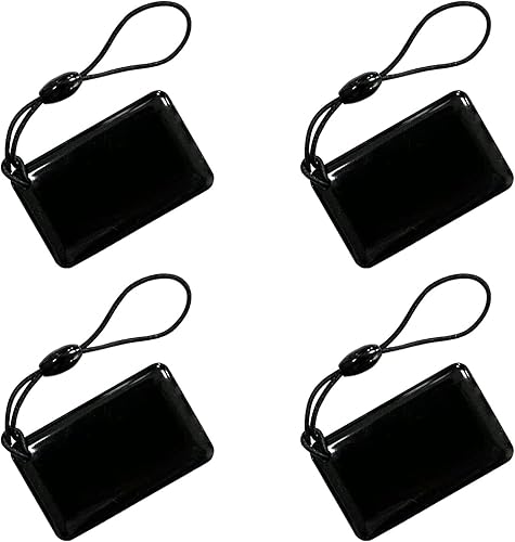 Tarjetas IC para cerradura de puerta inteligente, 4 llaveros RFID de 13.56 MHz para cerradura de puerta inteligente, tarjetas IC inteligentes para