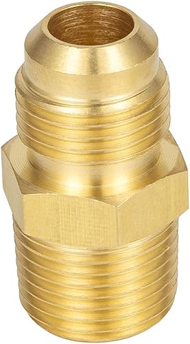 Miniatura 23 de Kits surtidos de tapas de latón, tubo acampanado SAE de 45 grados para tubo de 1/4 pulgadas 5/16 pulgadas 3/8 pulgadas 1/2 pulgadas 5/8 pulgadas OD