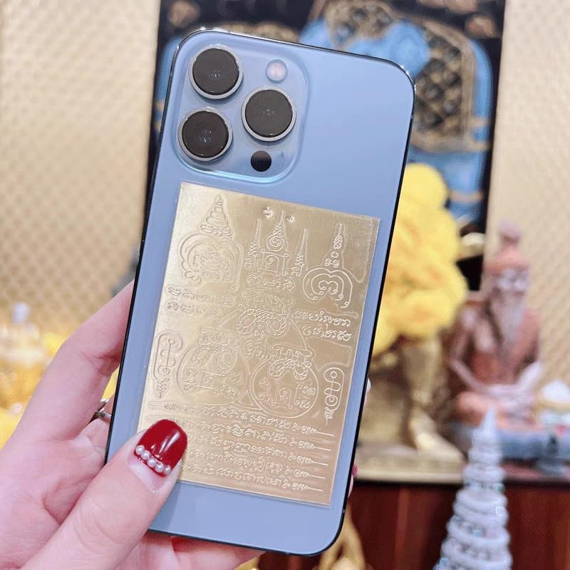 Thai Amulet Feng Shui Buddha Card Bring You Good Luck,Healthy,Success,Good Luck Charms Lagnlnaoy