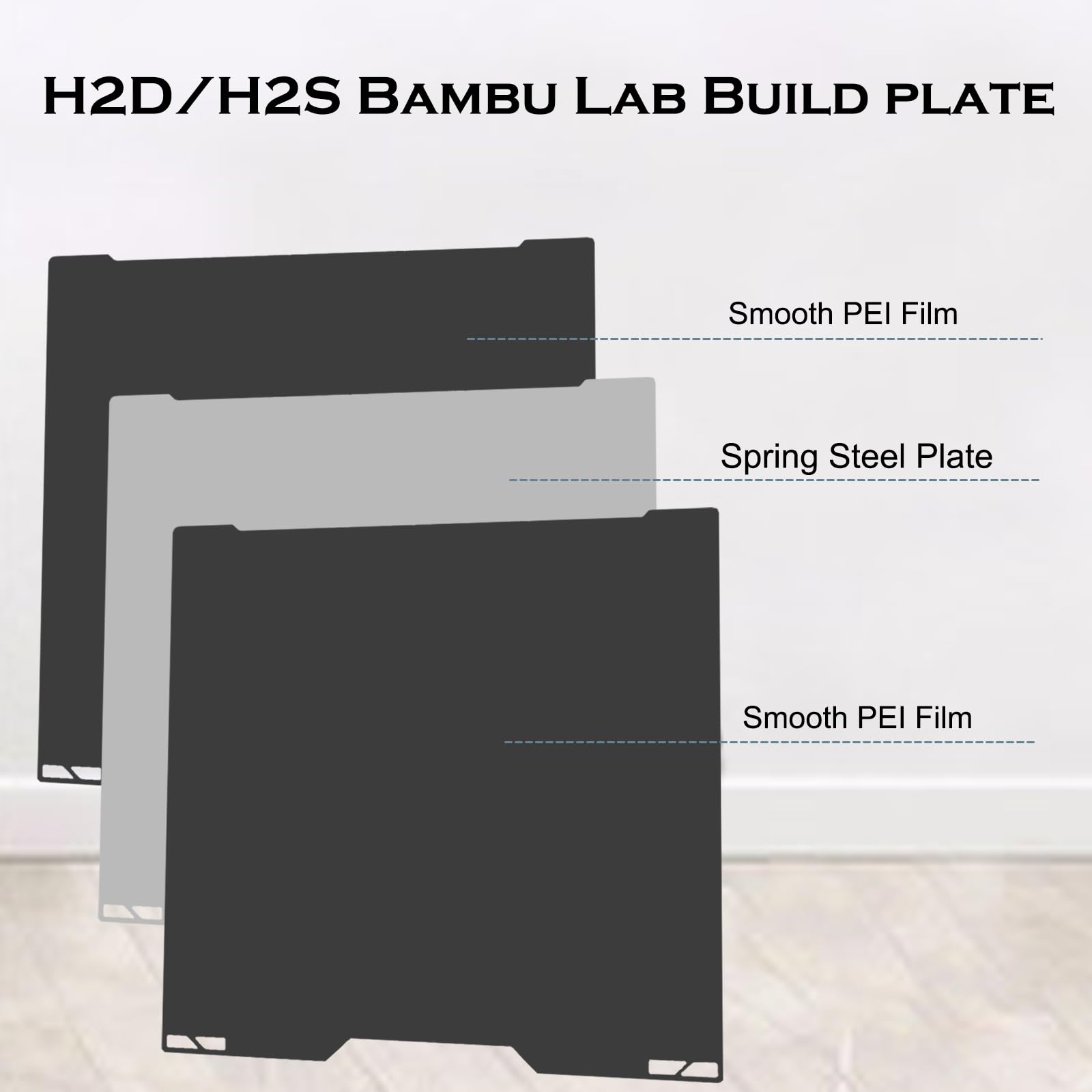 Amazon.co.jp: Bamboo Lab H2S H2D 3Dプリンター 両面スムースPEI
