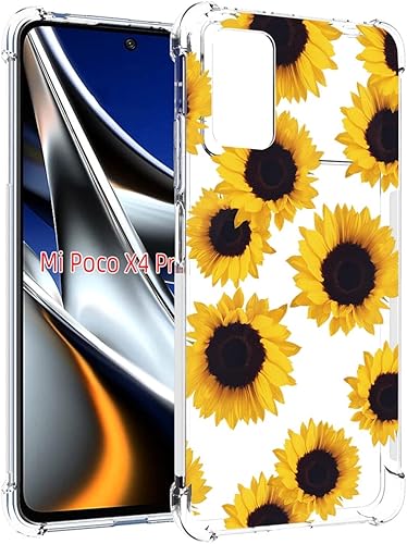Miniatura 3 de Funda para Poco X4 Pro 5G, 2201116PG Linda Caso, Transparente Flexible Bumper TPU Funda de Silicona Suave de Goma para Xiaomi Poco X4 Pro 5G