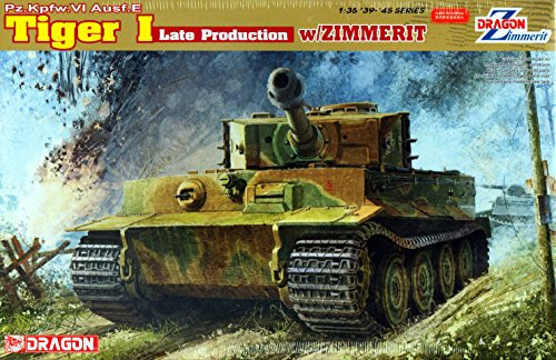 ドラゴン 1/35 タイガーI 後期型 ツィンメリットコーティング プラモデルのサムネイル