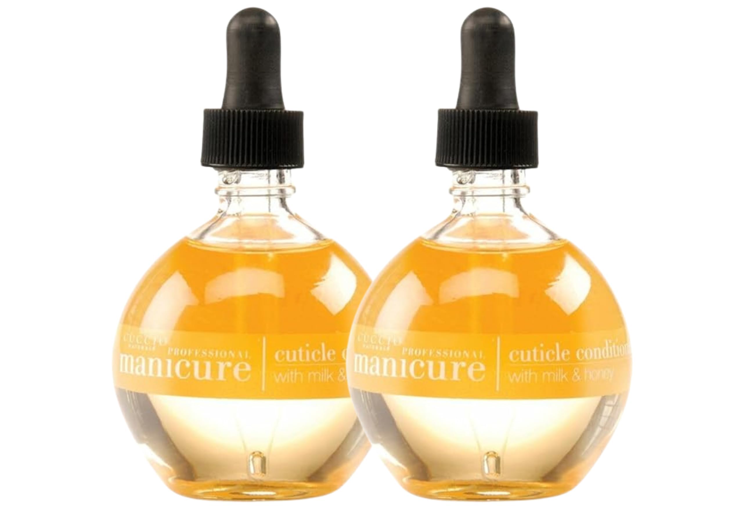Cuccio Revitalize Cuticle Oil Milk and Honey, Super-Penetrating Nail and Cuticle Moisturizer, Nourishes and Soothes Dry Cuticles, 2.30 Oz Each, 2 Pack 1