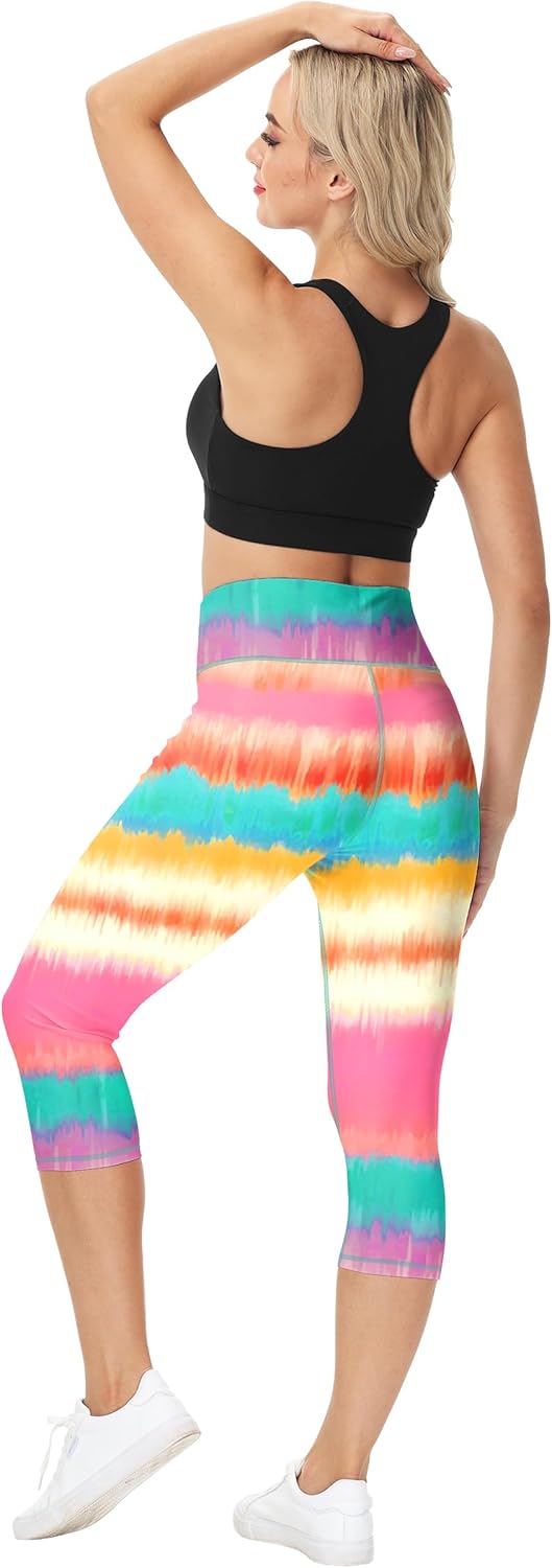 Deerose Swim Pants for Women Swim Capris High Waisted Sun Protection UPF 50+ Long Swimming Leggings Shorts - Image 7