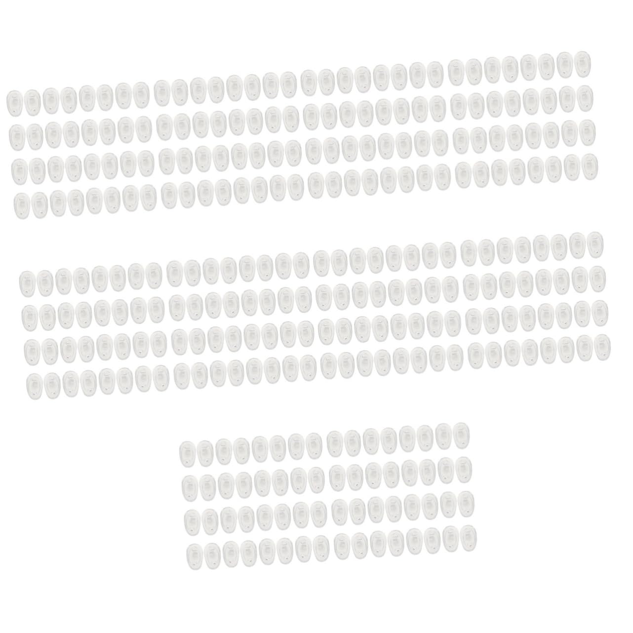 COLLBATH 500 Pares Gafas Almohadillas Para La Nariz Soporte Para La Nariz De Las Gafas Almohadillas Nasales De Repuesto Para Gafas Almohadillas Para La Nariz De Anteojos Lente Gel De Sílice