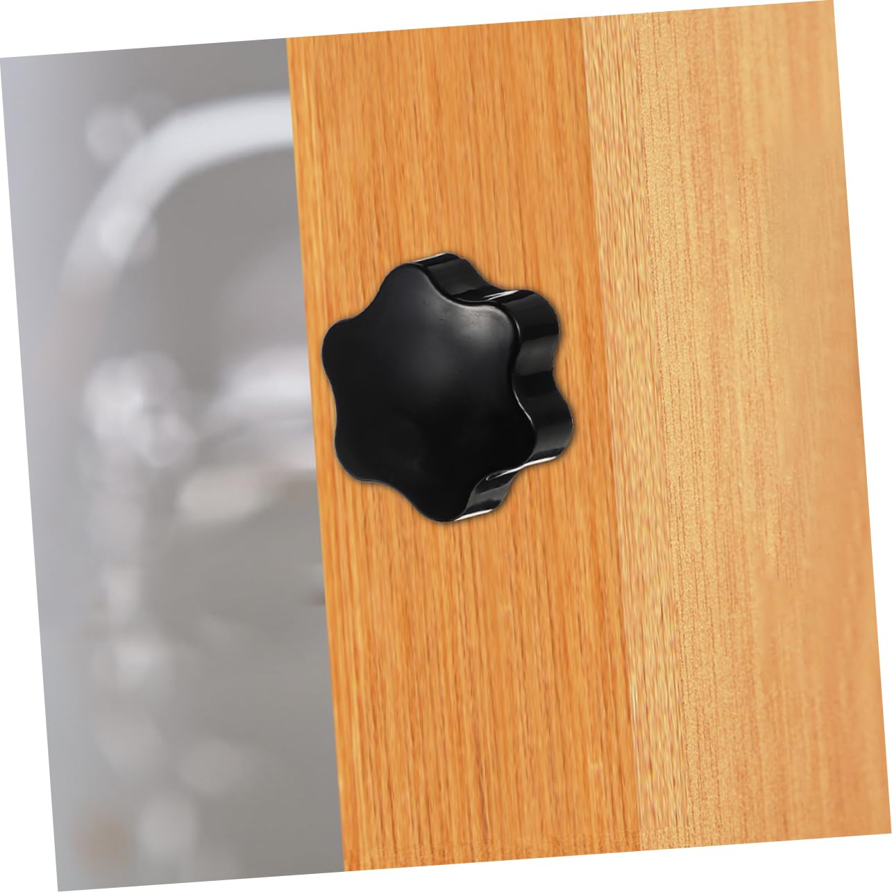 FUNOMOCYA Knob Handle Screws The Machine Knobs Hand Knob Tightening Screw Tightening Screw Bolt Clamping Screw Knob Tightening Screw Hand Replacement Machine Handle Carbon Steel Black