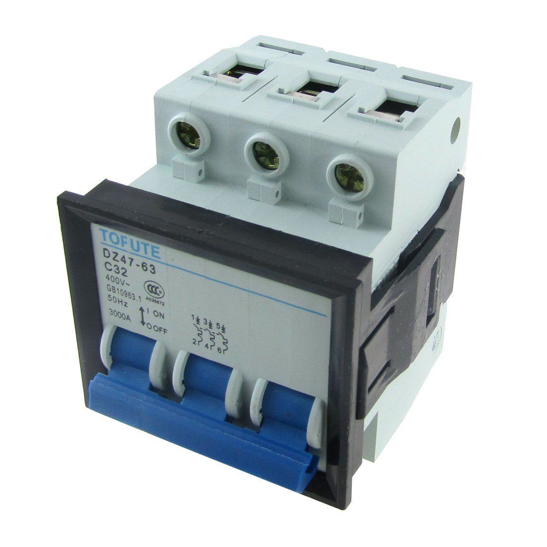 IEUMJNAT AC 400V 32A 3P Miniature Mini Circuit Breaker DZ47-63 C32