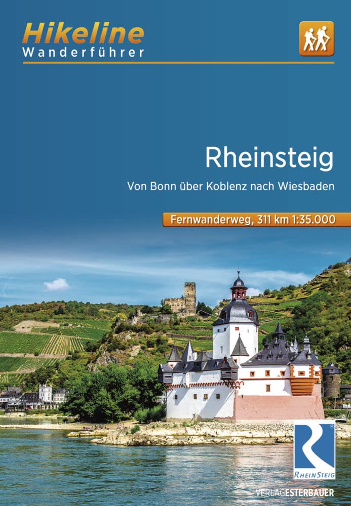 Rheinsteig Von Bonn über Koblenz nach Wiesbaden: Von Bonn über Koblenz nach Wiesbaden. 311 km, 1:35.000, GPS-Tracks Download, LiveUpdate (Wanderführer)