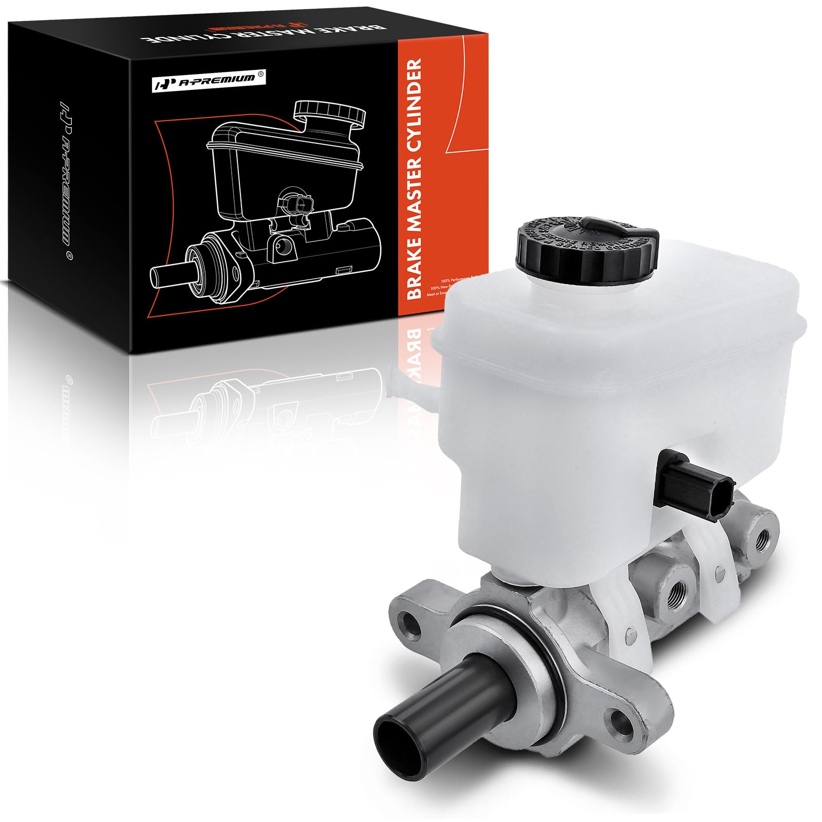 A-Premium Brake Master Cylinder with Reservoir and Cap Compatible with Jeep Vehicles - For Wrangler JK, 2007-2017 - Replaces 68003617AA
