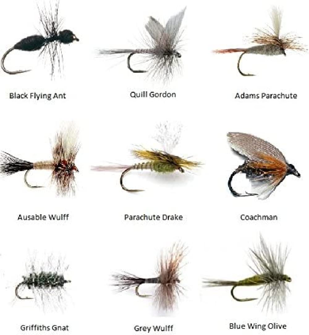 Amazon.co.jp: Fly Fishing Lures Assortment for Trout Fishing and