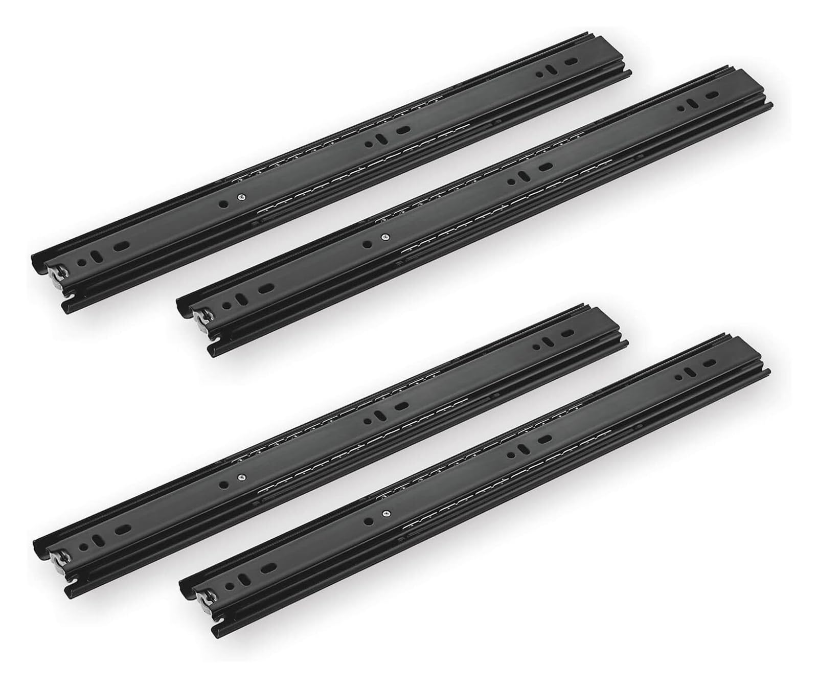 Guías metálicas para cajones de gabinetes y armarios con diseño desmontable de 300mm