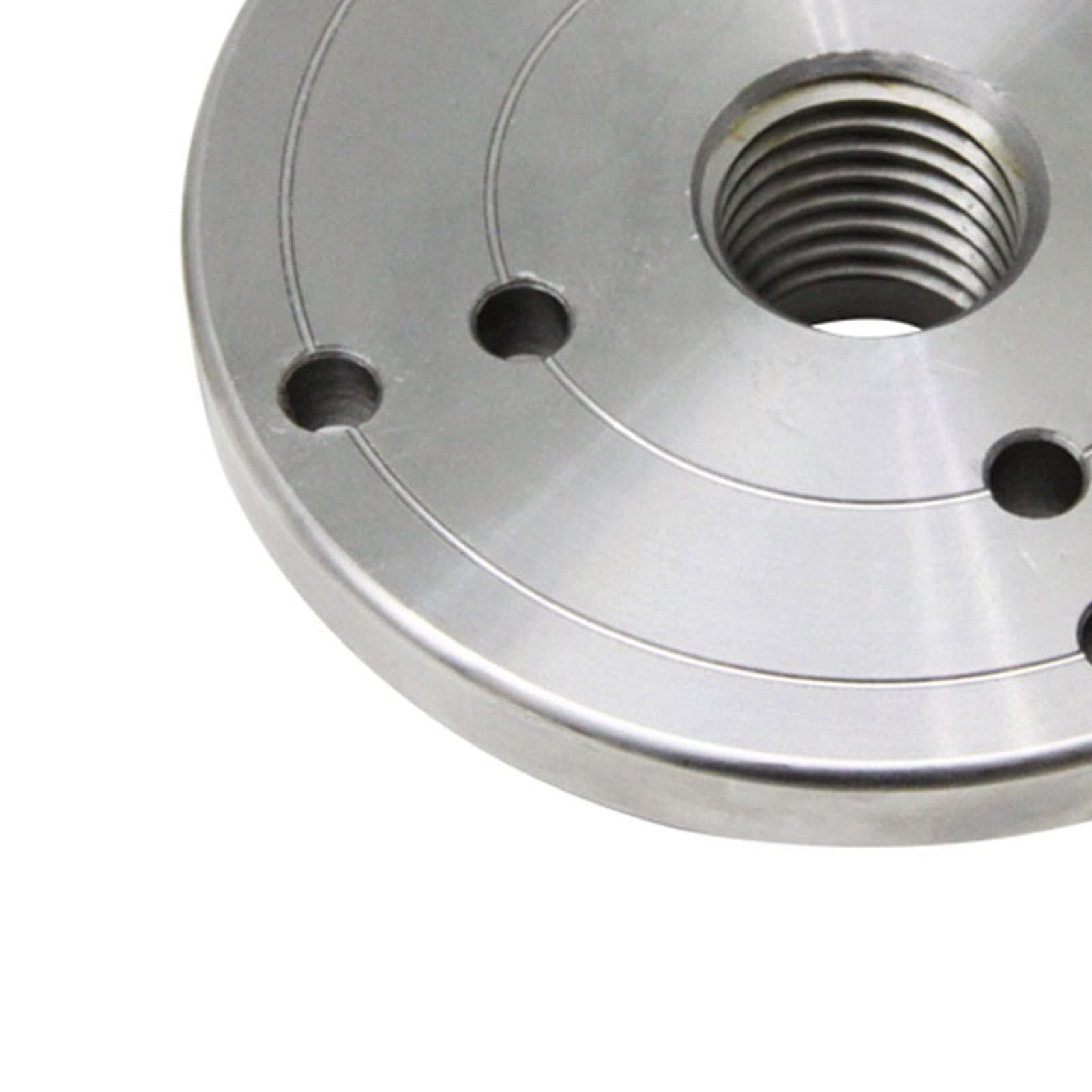 placa frontal de torno de madera,plato de torno, Accesorios de placa frontal de torno de madera de 4 '', resistentes al desgaste, prácticos, for máquina de carpintería con rosca M33 X 3,5, placa front