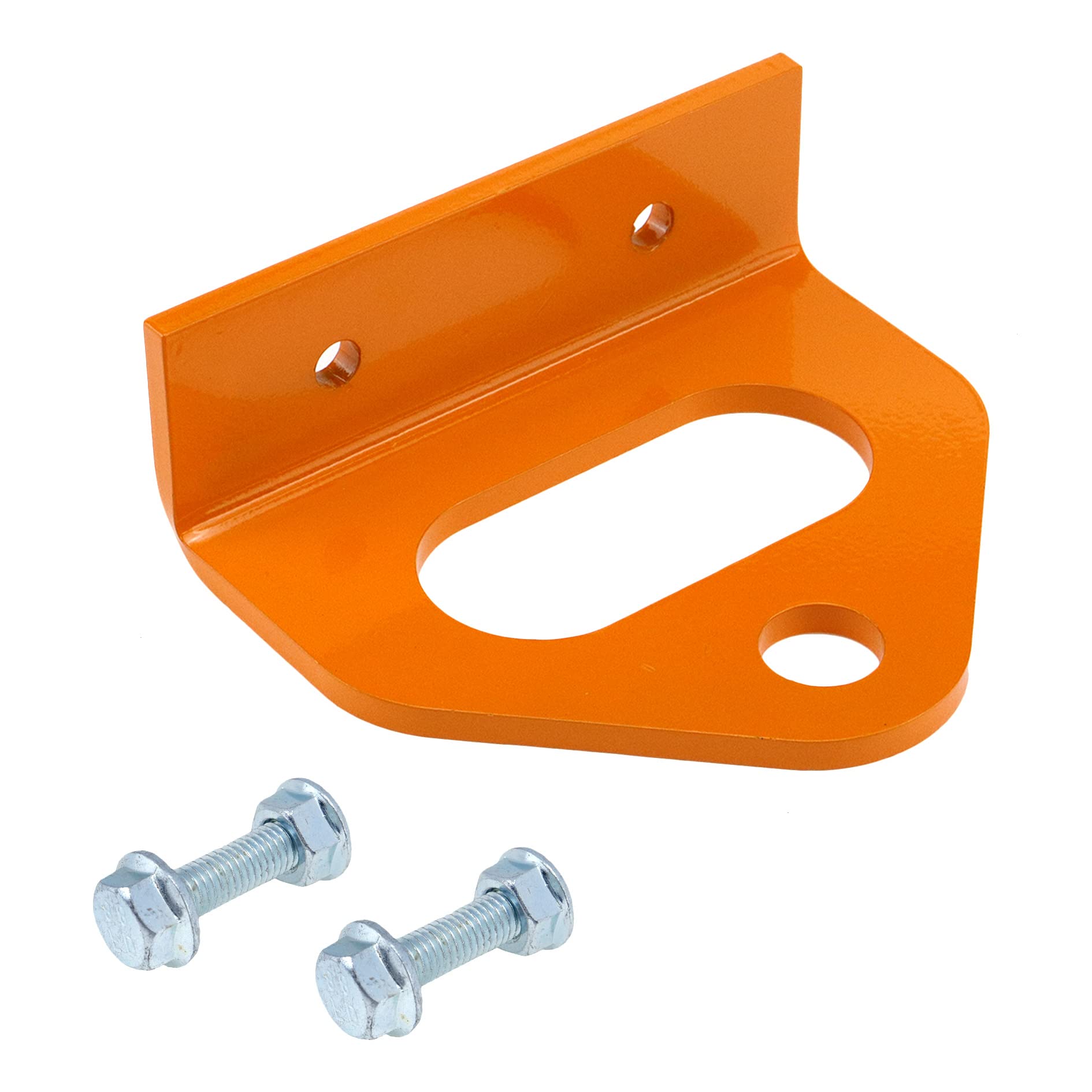 Meprotal Universal Zero Turn Mower Trailer Hitch 3/4'' Pin Hole Dia, Heavy Duty Steel Lawn Trailer Hitch Mount 2.5" Hole Center, Mounting Hardware Included