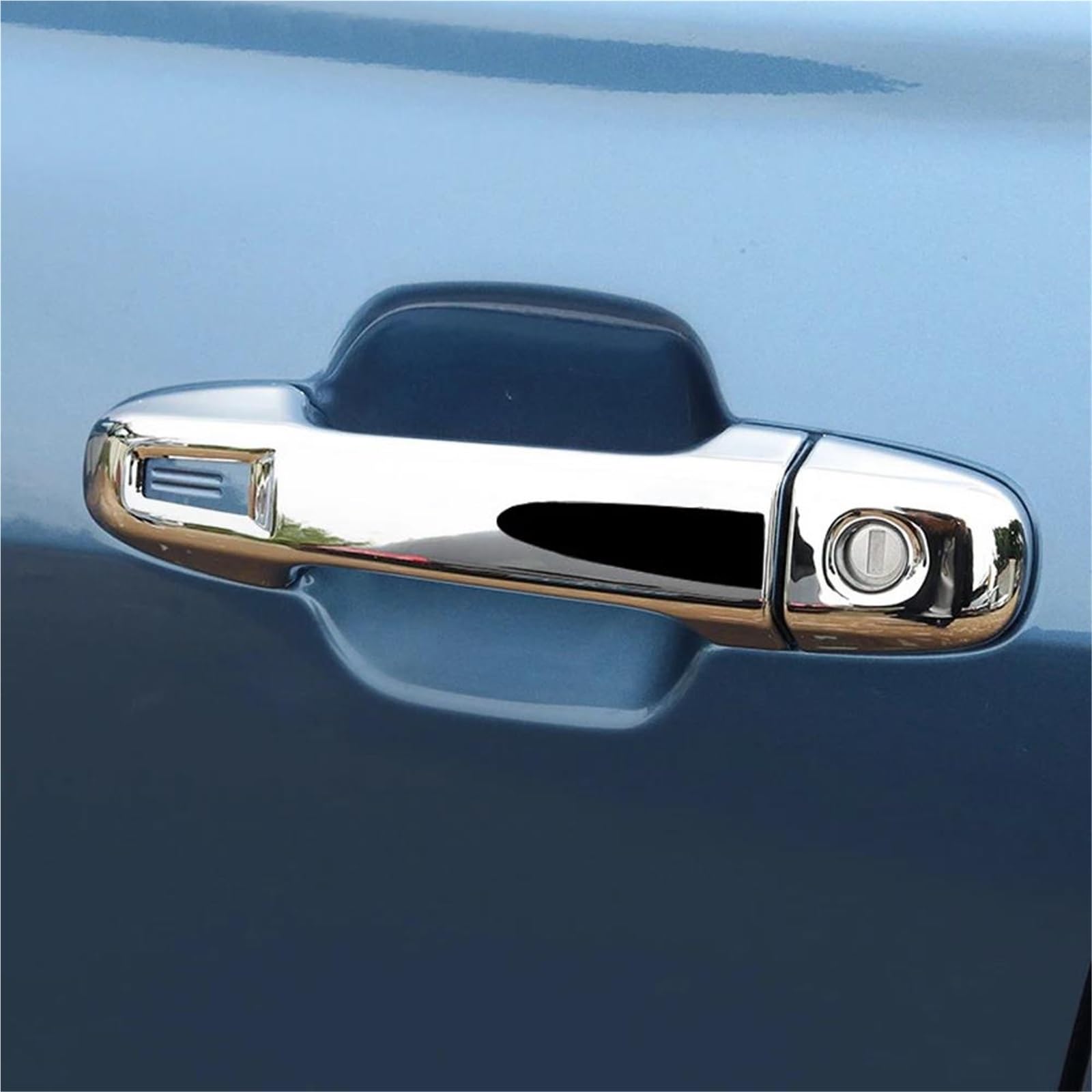 YSDSLS Exterior Door Handle Overlays Cover Trim Exterior Car Accessories for Subaru for Forester 2019-2024(Chrome)