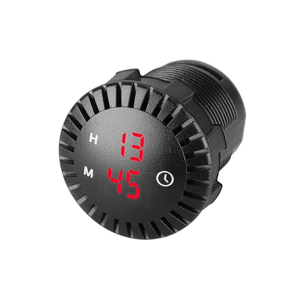 Affichage à LED d'horloge numérique tactile de moto de camion de bateau de voiture des véhicules à moteur de Buwei 12V / 24V
