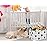 Essme Rectangular Dog Basket,Kids Storage Basket with Handles for Room Decor, Dog Bins,Puppy Storage BinDog Paw