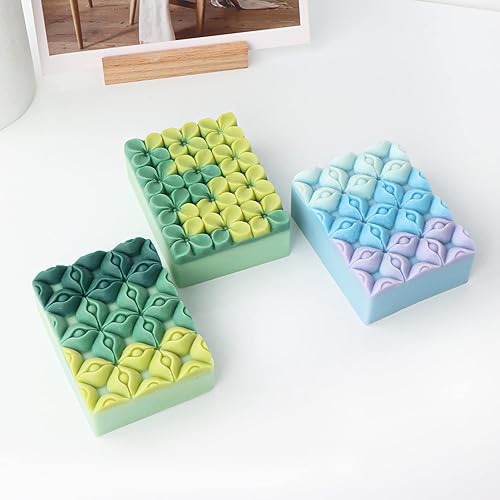 Miniatura 5 de Playing Mold Molde de silicona para jabón de flores y luna para hacer jabón hecho a mano pasteles fondant chocolate arcilla de yeso adornos