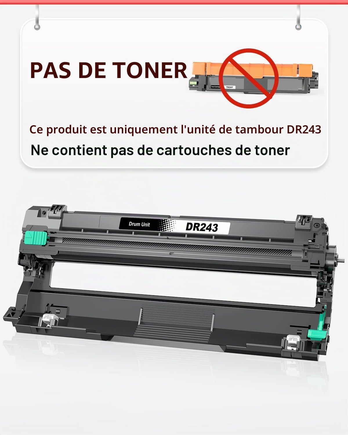 DR243CL DR-243CL Unités de Tambour compatibles avec Brother DCP-L3510CDW | Compatible pour DCP-L3550CDW HL-L3210CW HL-L3230CDW HL-L3270CDW MFC-L3710CW MFC-L3730CDN MFC-L3750CDW