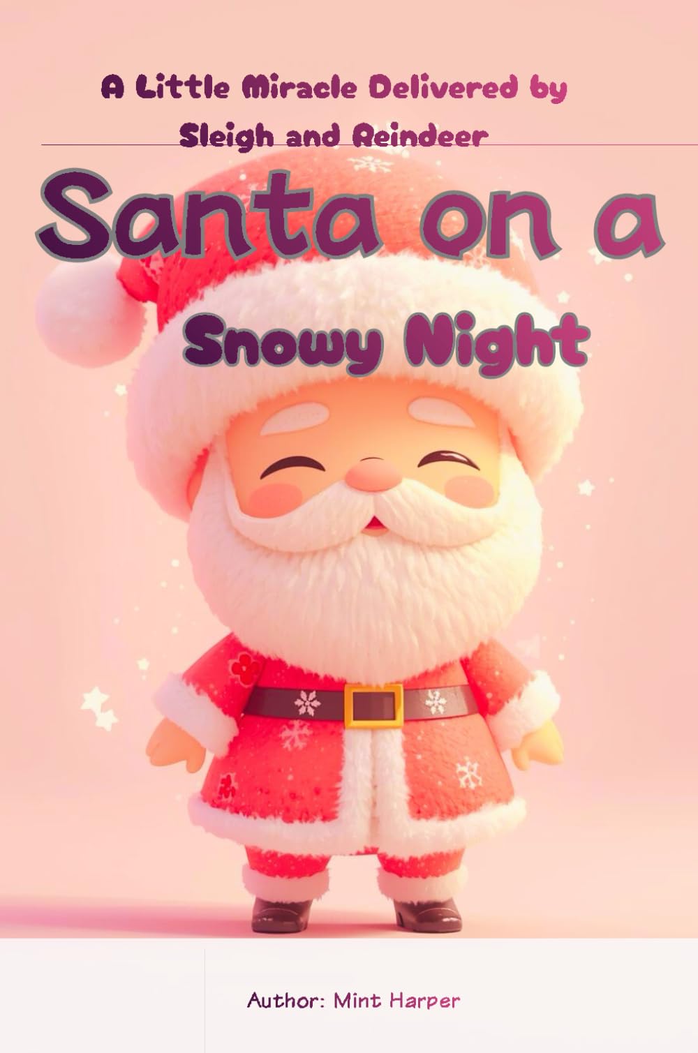 Santa on a Snowy Night: A Little Miracle Delivered by Sleigh and Reindeer