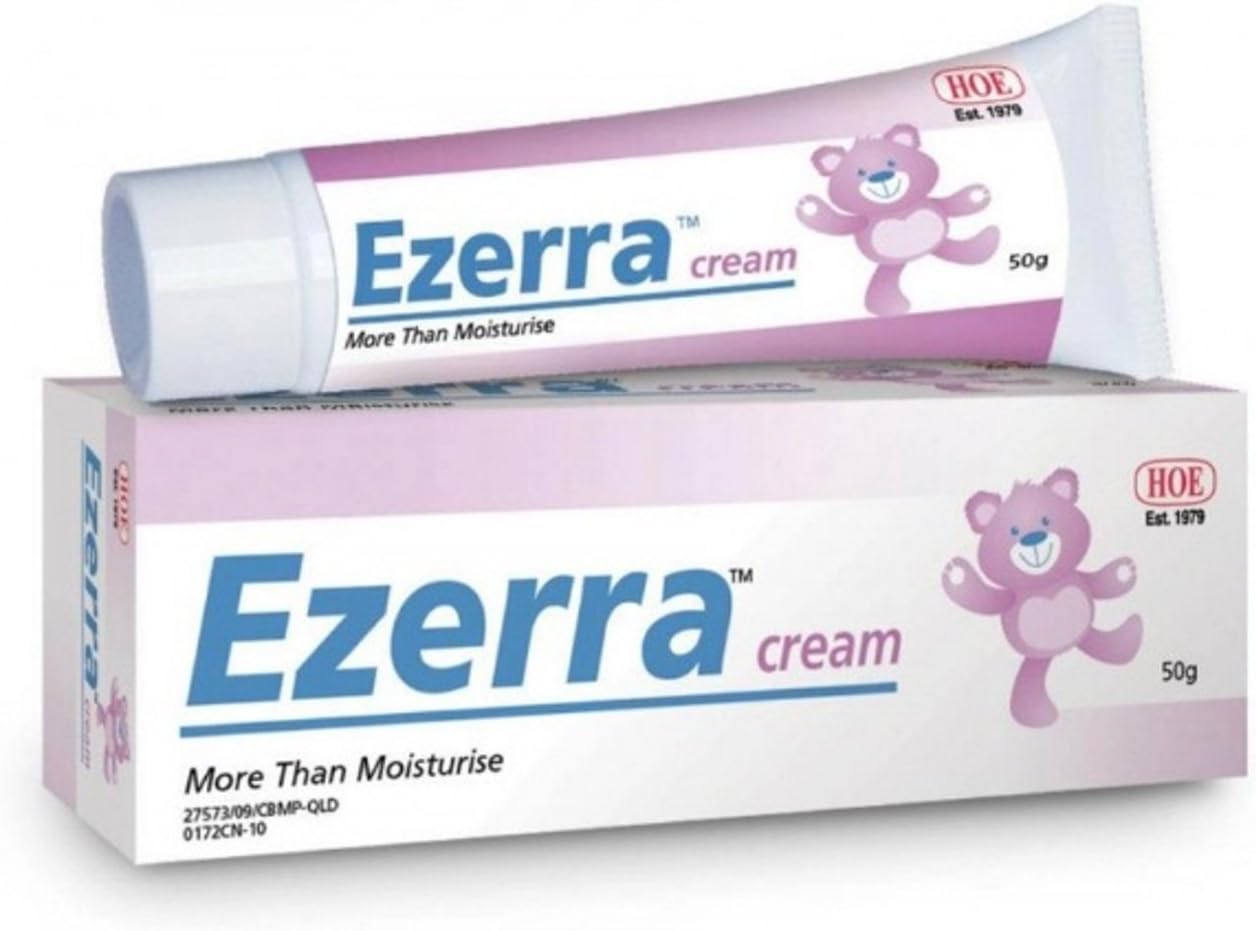 Ezerra Cream for Eczema Treatment, Naturals Moisturing Cream for Baby&Kids and Sensitive Skin 50 Grams