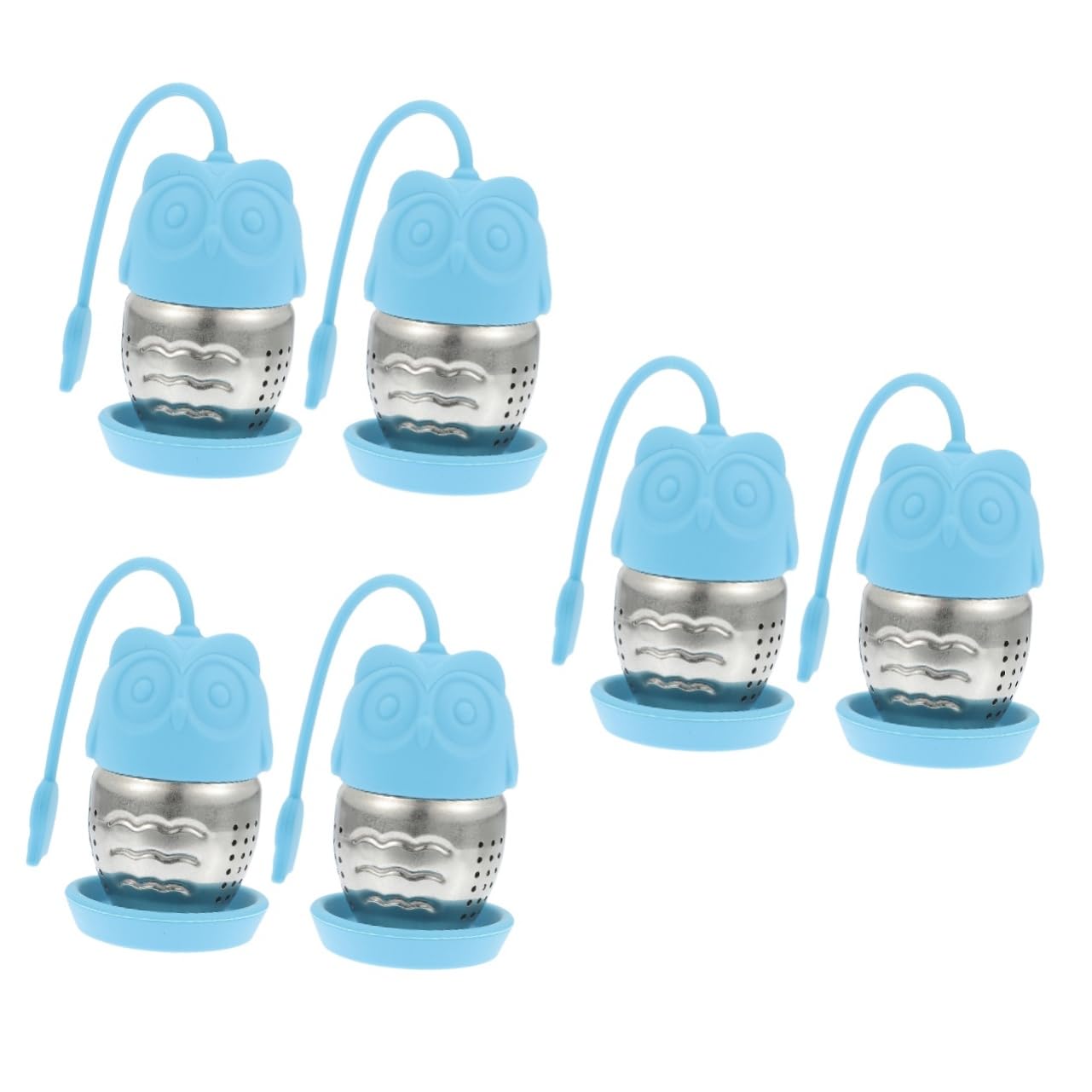 WOONEKY 6piezas Infusores De De Silicona Reutilizables Para Filtros Para Hogar Oficina y Restaurantes